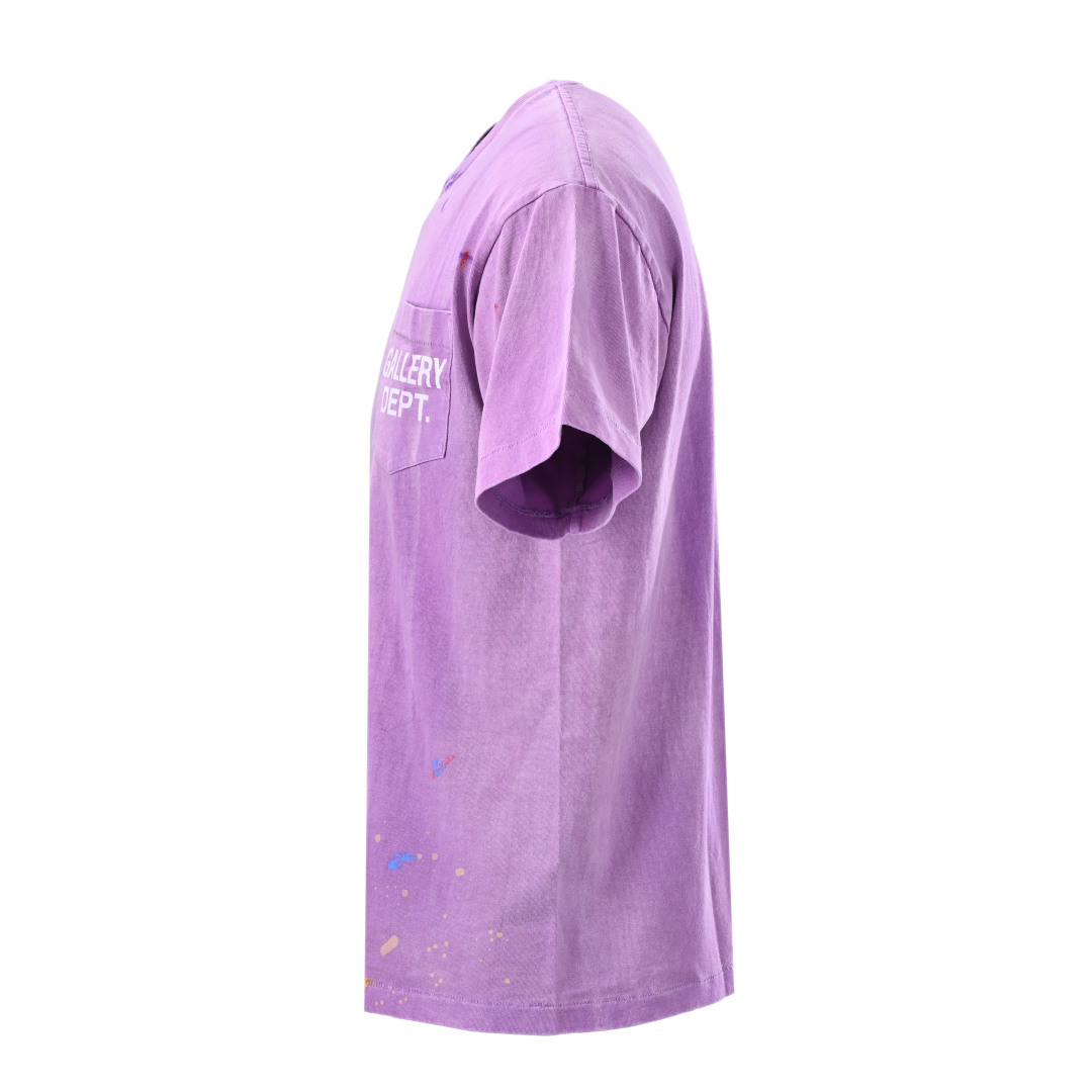 Gallery Dept. Vintage Logo Painted Tee 'Purple'  - FashionPlug