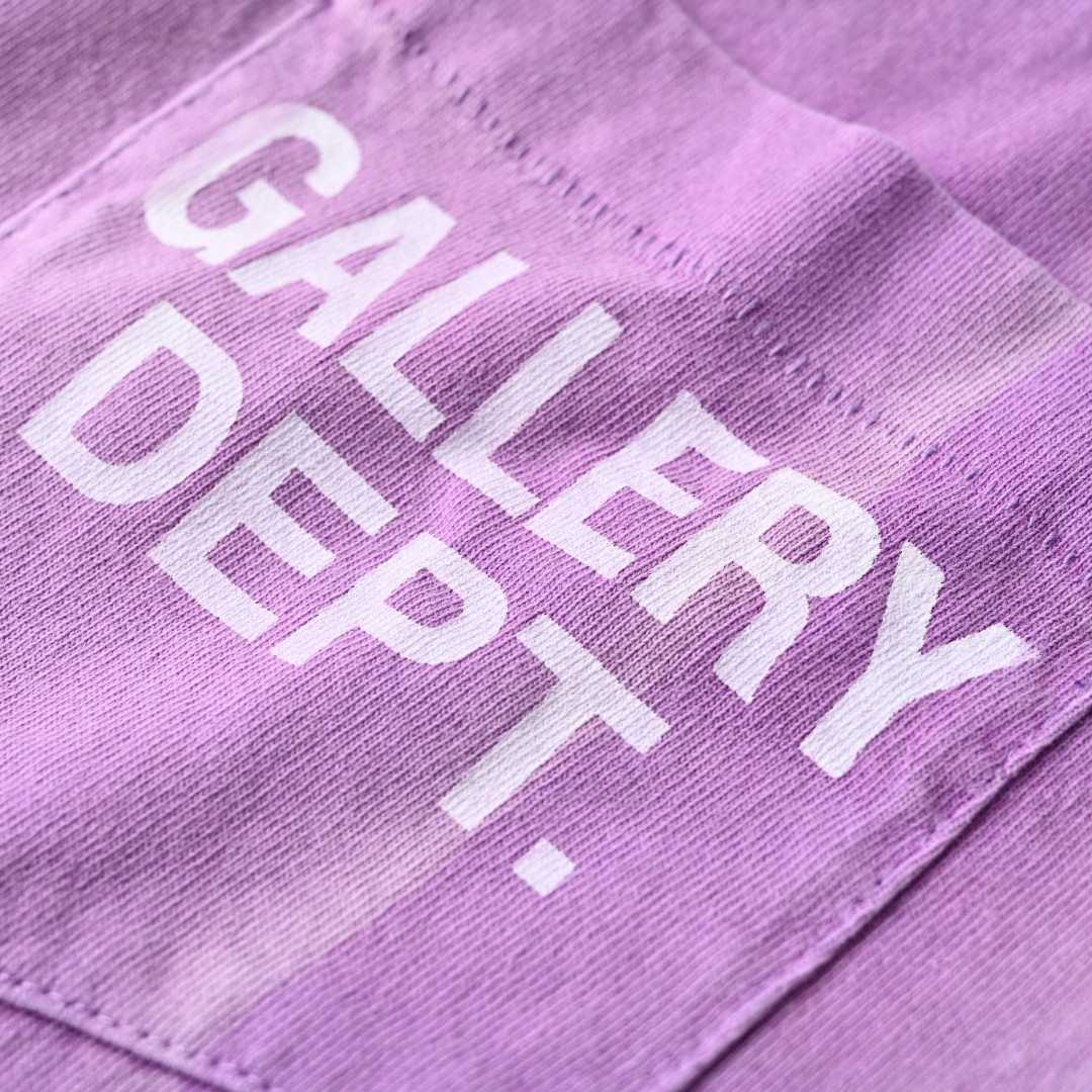 Gallery Dept. Vintage Logo Painted Tee 'Purple'  - FashionPlug