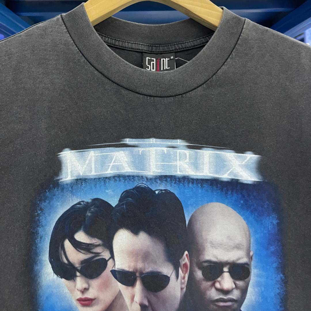 Saint Michael 25SS The Matrix“ vintage Tee - FashionPlug