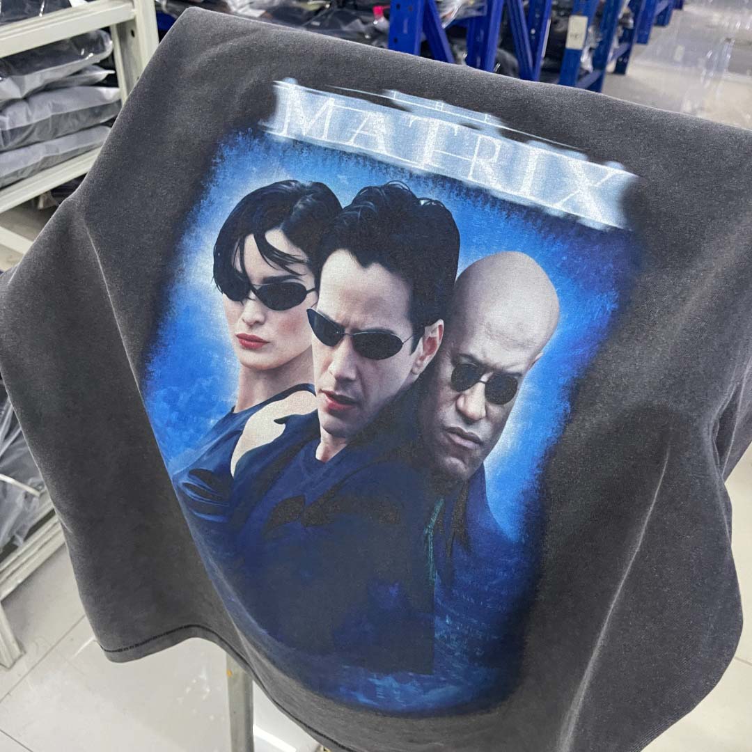Saint Michael 25SS The Matrix“ vintage Tee - FashionPlug