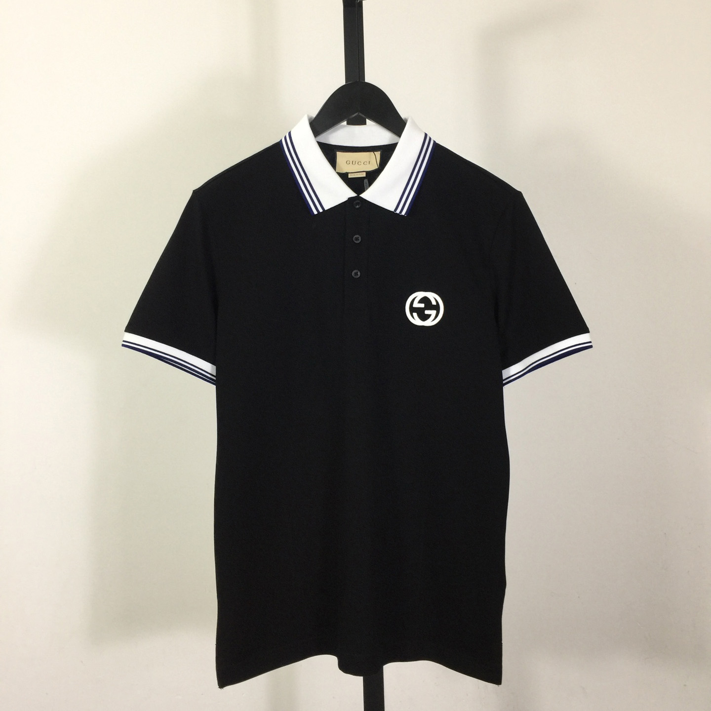 Gucci Interlocking G piqué polo shirt - FashionPlug