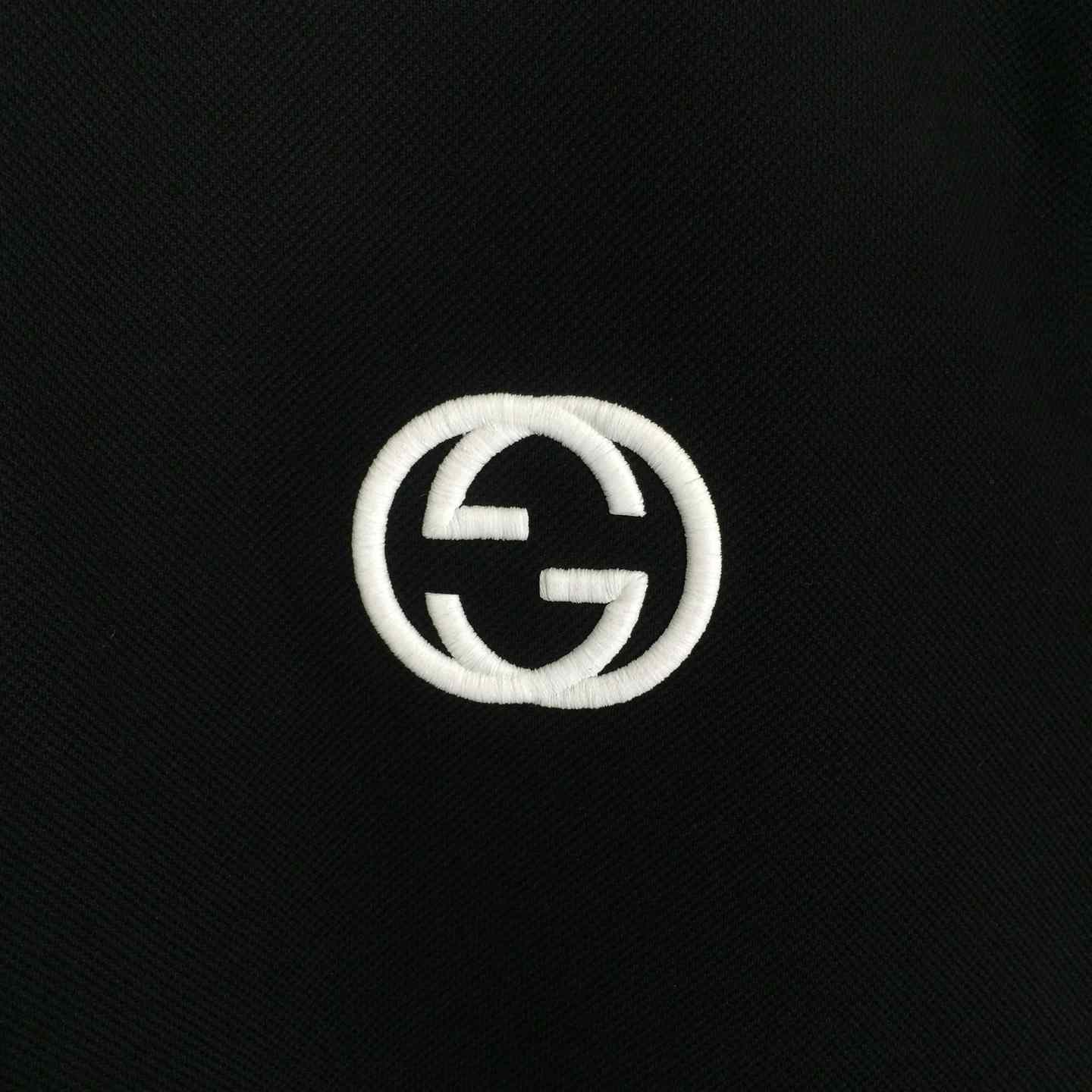 Gucci Interlocking G piqué polo shirt - FashionPlug