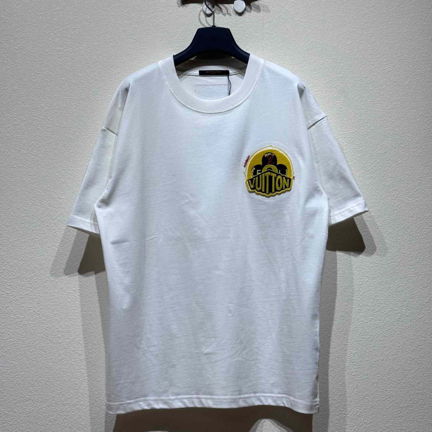 Louis Vuitton Short-Sleeved Cotton Crewneck    - FashionPlug