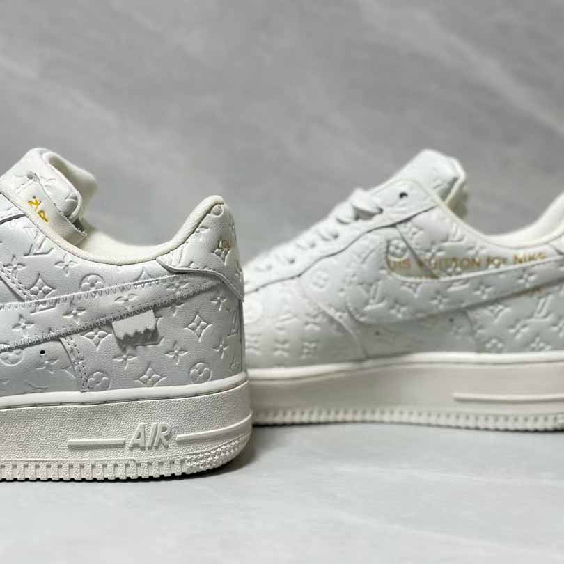 Louis Vuitton X Nike Air Force 1 Sneaker In White - FashionPlug