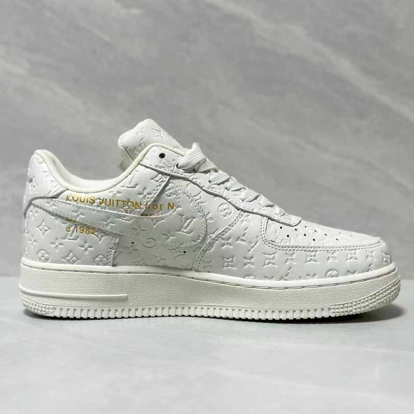 Louis Vuitton X Nike Air Force 1 Sneaker In White - FashionPlug