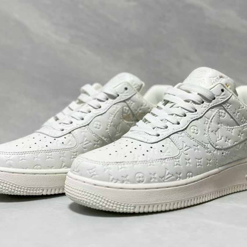 Louis Vuitton X Nike Air Force 1 Sneaker In White - FashionPlug