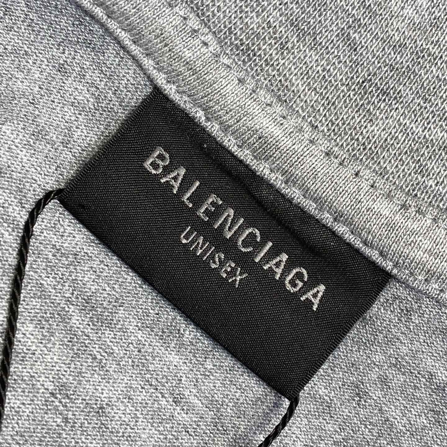 Balenciaga New Tape Type TR T-Shirt Medium Fit In Grey  - FashionPlug