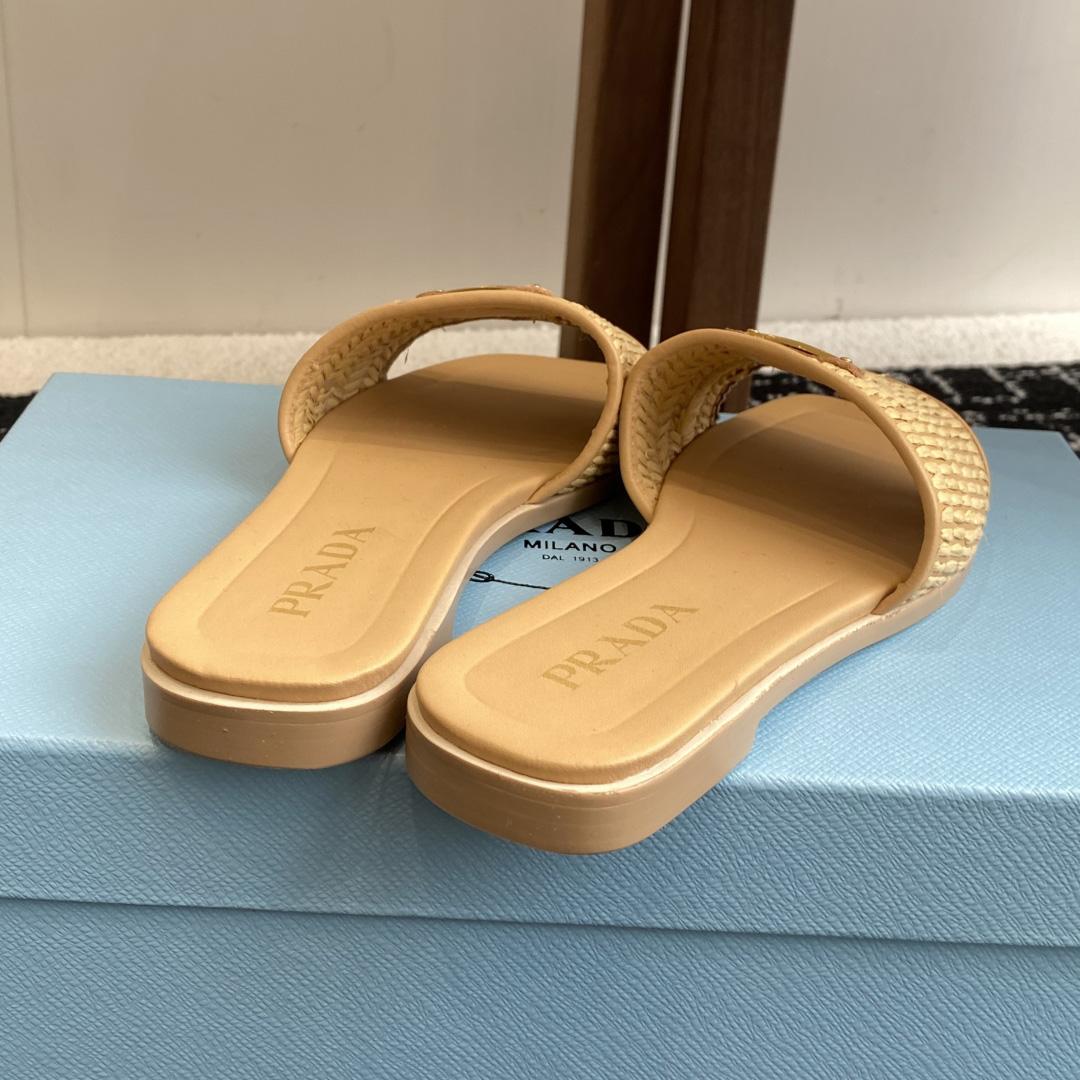 Prada Crochet-detail Sandals  - FashionPlug