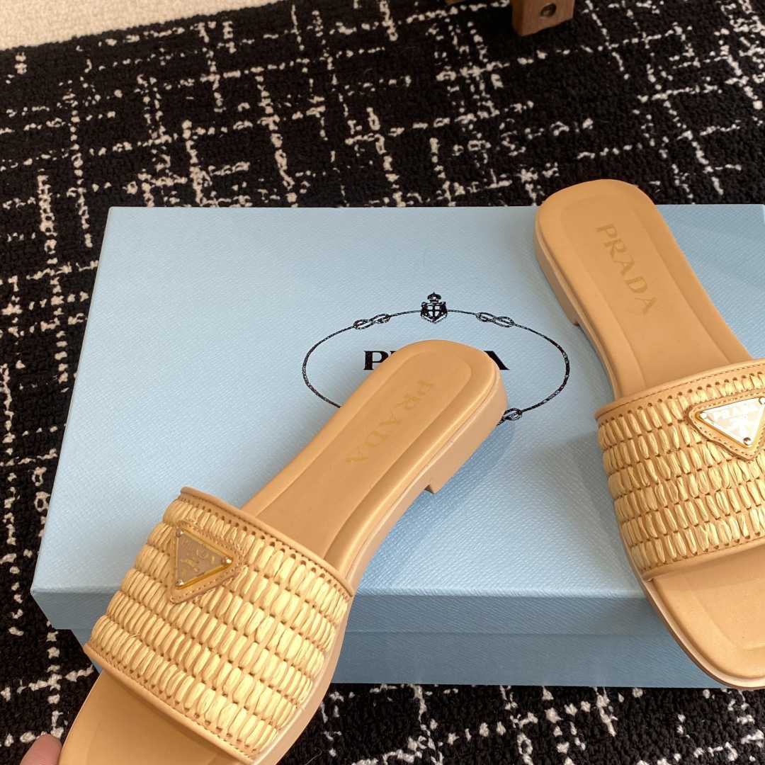 Prada Crochet-detail Sandals  - FashionPlug
