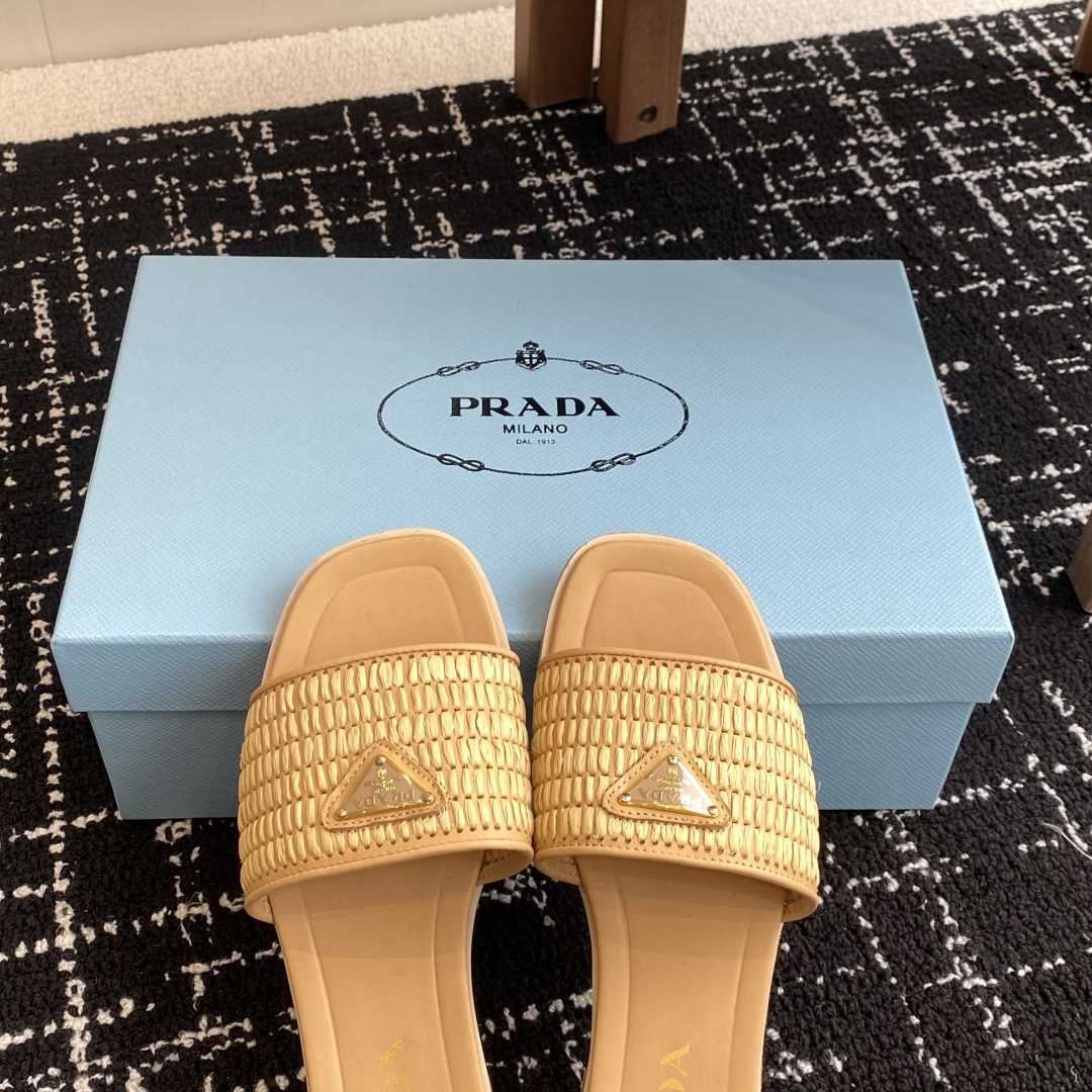 Prada Crochet-detail Sandals  - FashionPlug