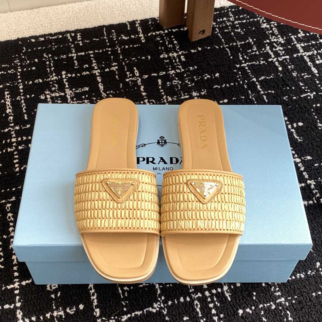 Prada Crochet-detail Sandals  - FashionPlug