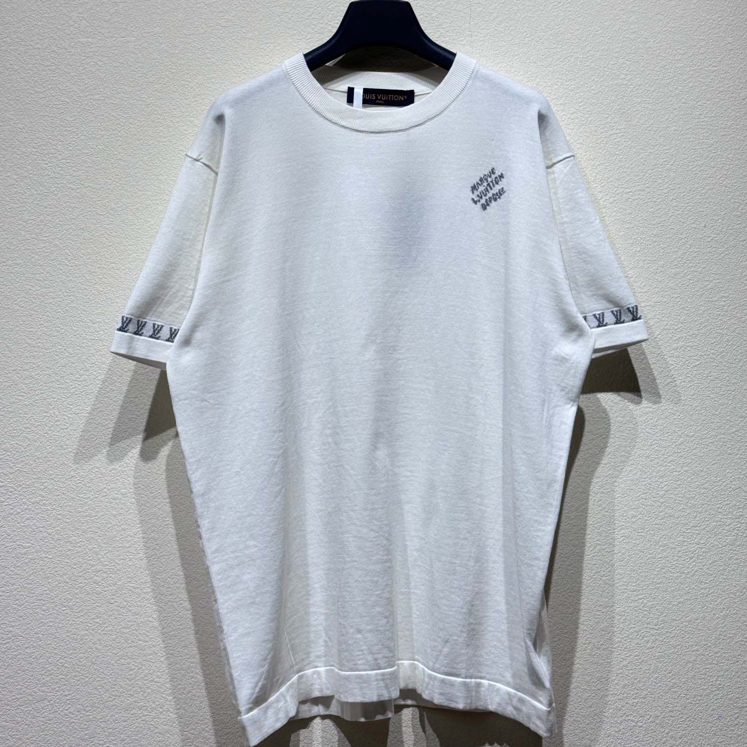 Louis Vuitton Short-Sleeved Cotton Crewneck   1AGKM5 - FashionPlug