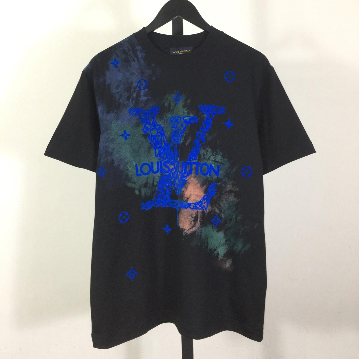 Louis Vuitton Tie - Dyed Cotton T-Shirt     - FashionPlug