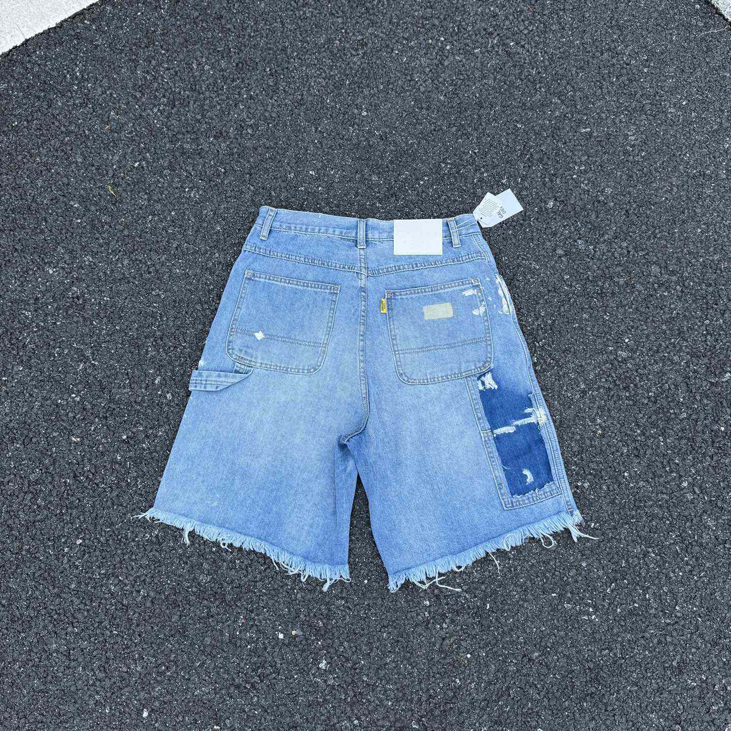 Gallery Dept. Reconstructed Denim Carpenter Shorts - FashionPlug