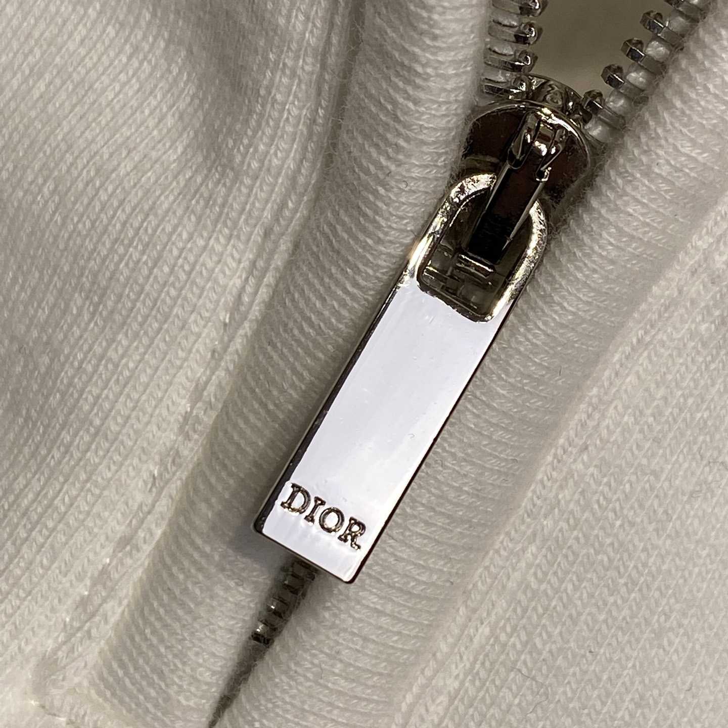Dior Sweatshirt With Zipped Collar  - FashionPlug