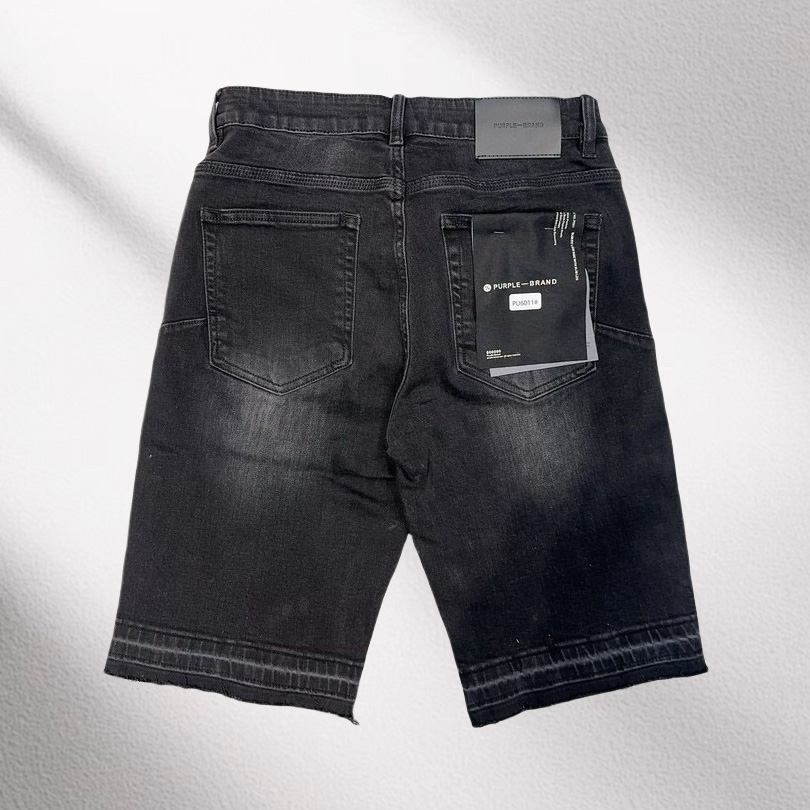 Purple-Brand Denim Shorts    6011 - FashionPlug