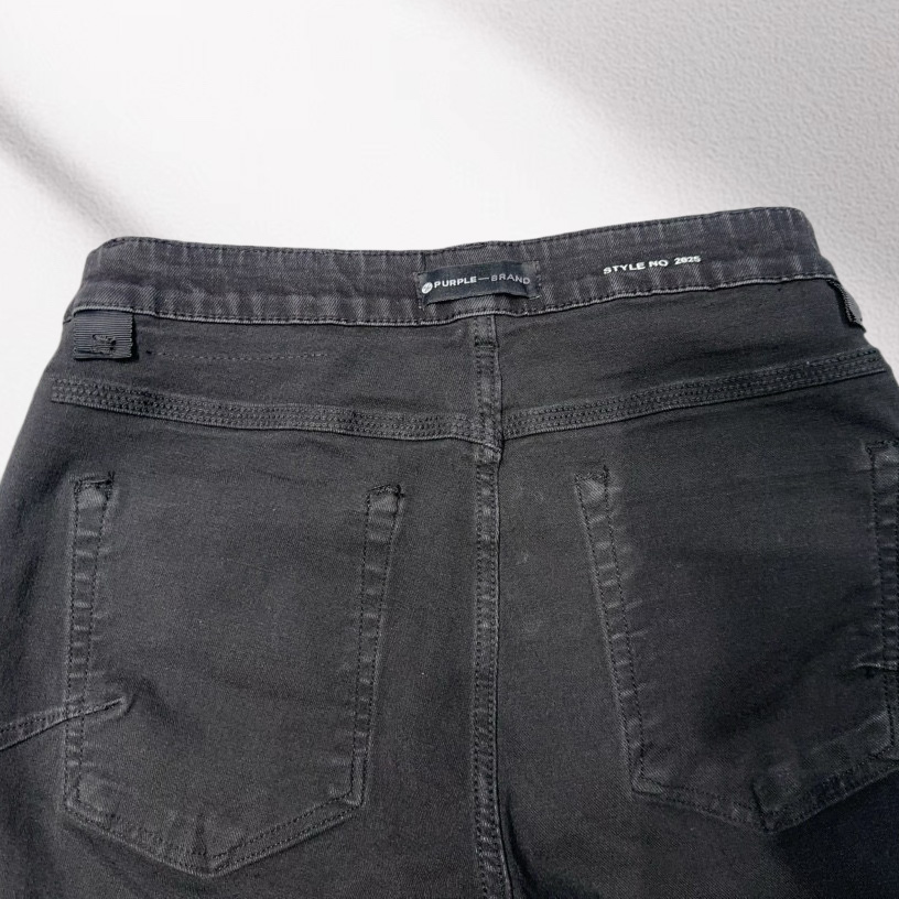 Purple-Brand Denim Shorts    6011 - FashionPlug