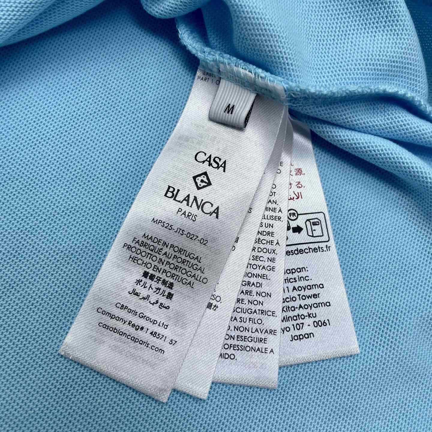 Casablanca Diamond Column-print T-shirt   C945 - FashionPlug