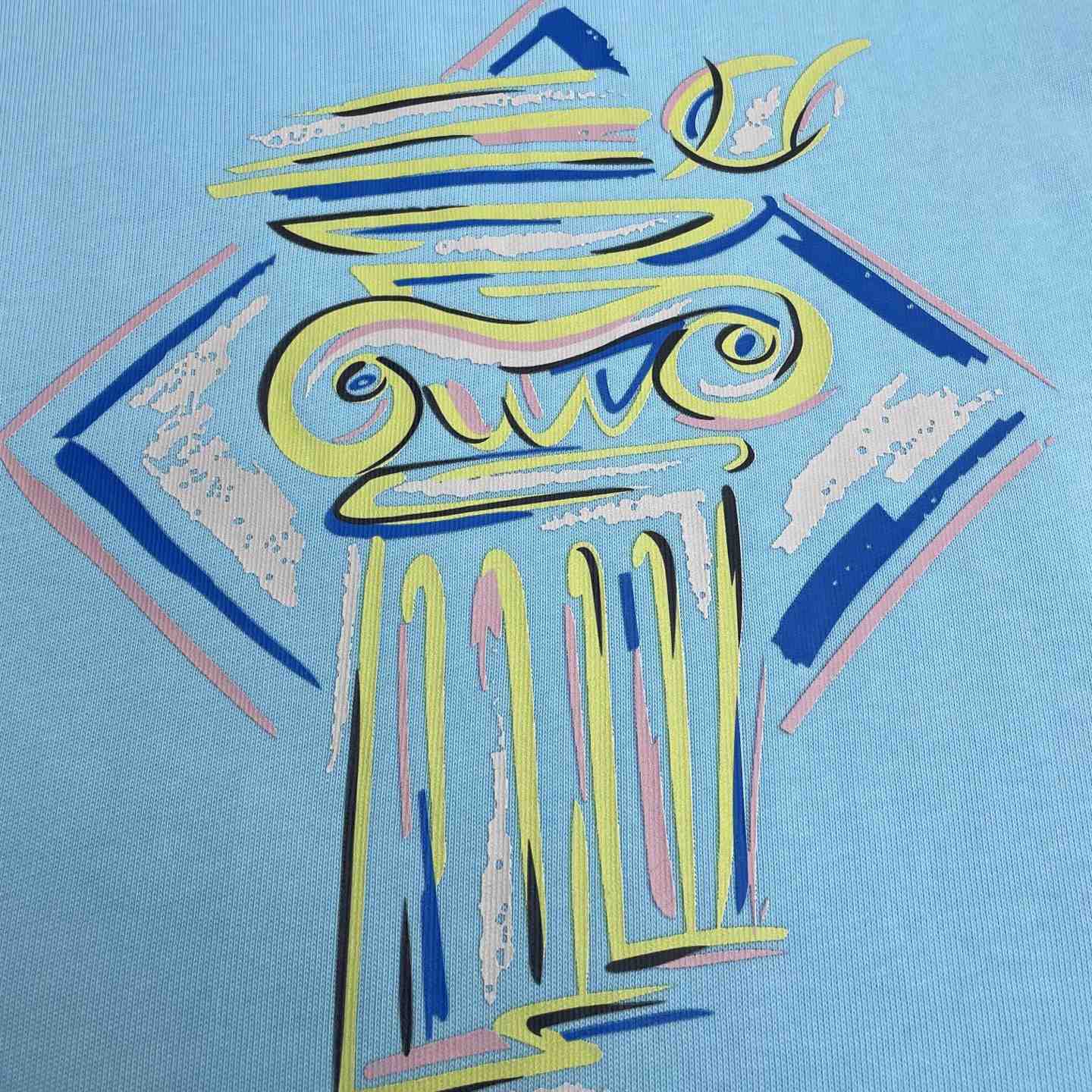 Casablanca Diamond Column-print T-shirt   C945 - FashionPlug
