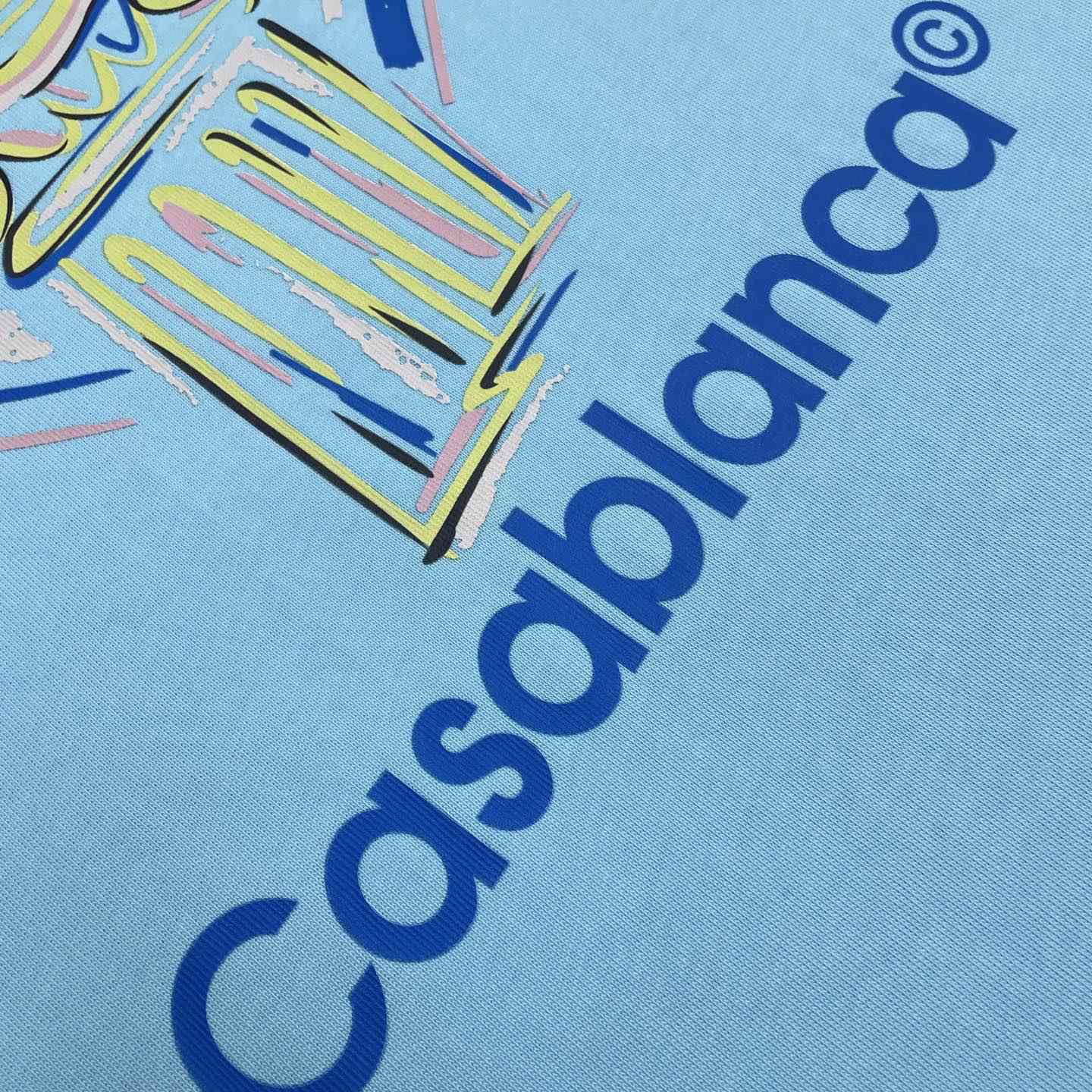 Casablanca Diamond Column-print T-shirt   C945 - FashionPlug
