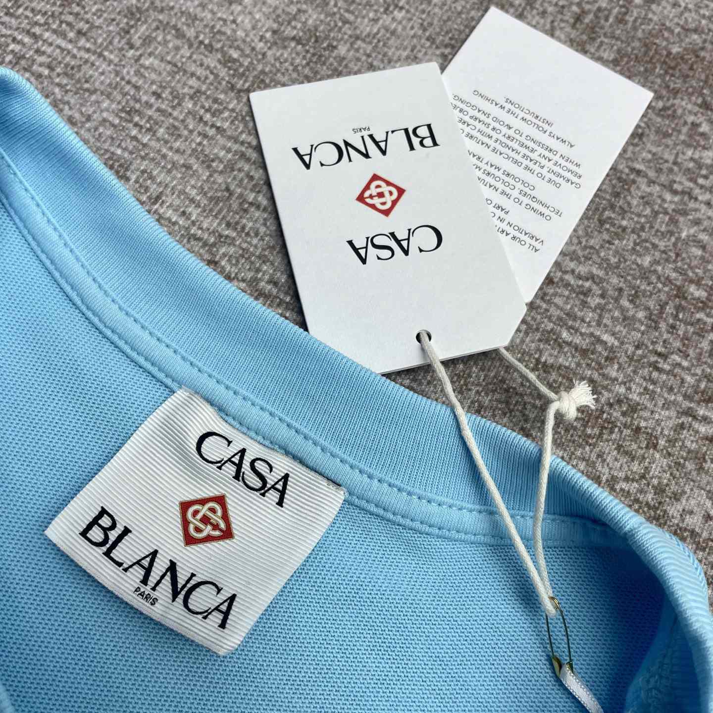 Casablanca Diamond Column-print T-shirt   C945 - FashionPlug
