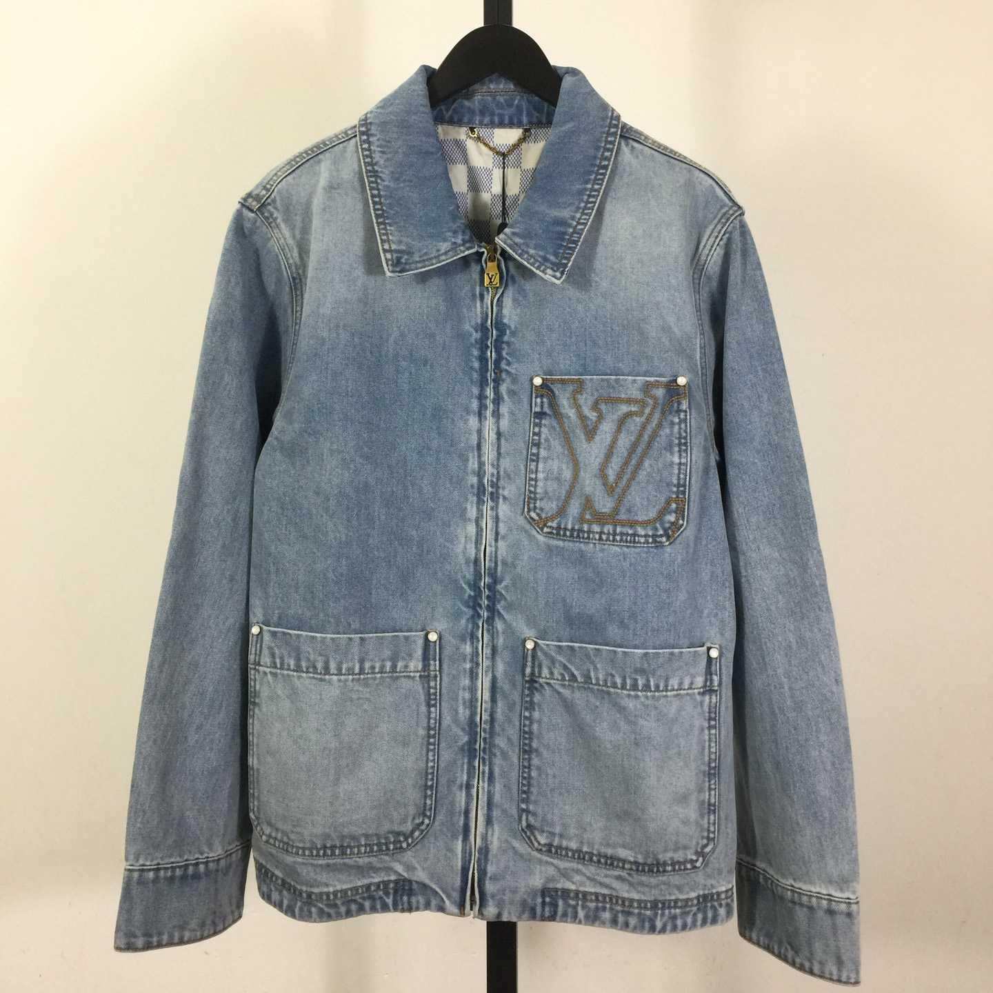 Louis Vuitton Workwear LV Denim Jacket 1AGTF7 - FashionPlug