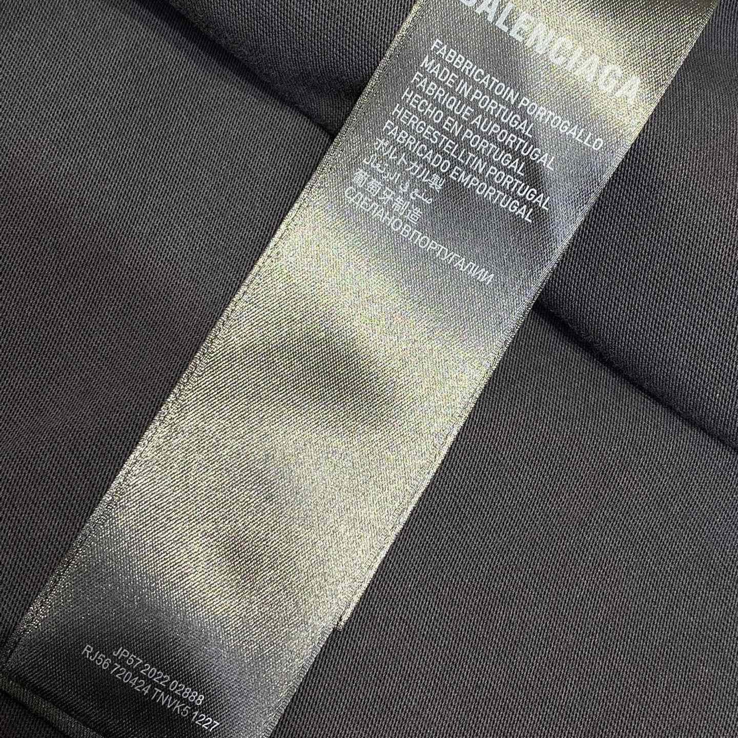 Balenciaga New Tape Type TR T-Shirt Medium Fit In Faded Washed Black - FashionPlug