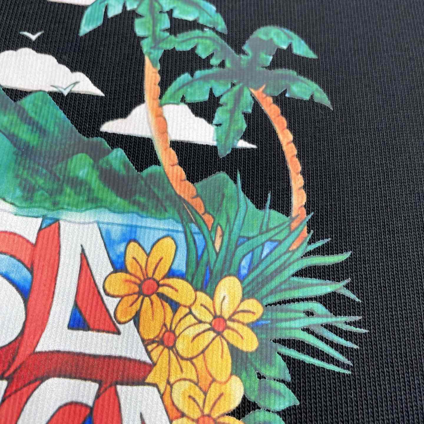 Casablanca Black 'Casa' Beach Wave T-Shirt   C990 - FashionPlug