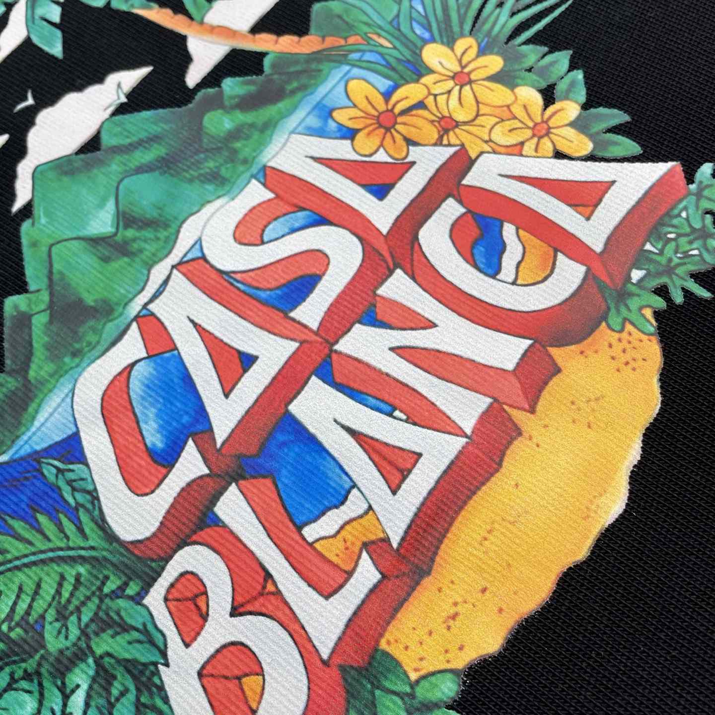 Casablanca Black 'Casa' Beach Wave T-Shirt   C990 - FashionPlug