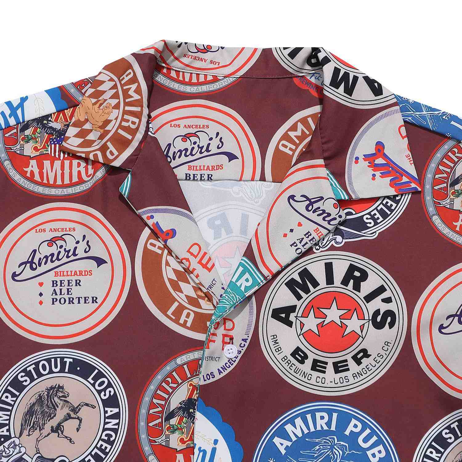 Amiri Silk Shirt And Short - FashionPlug