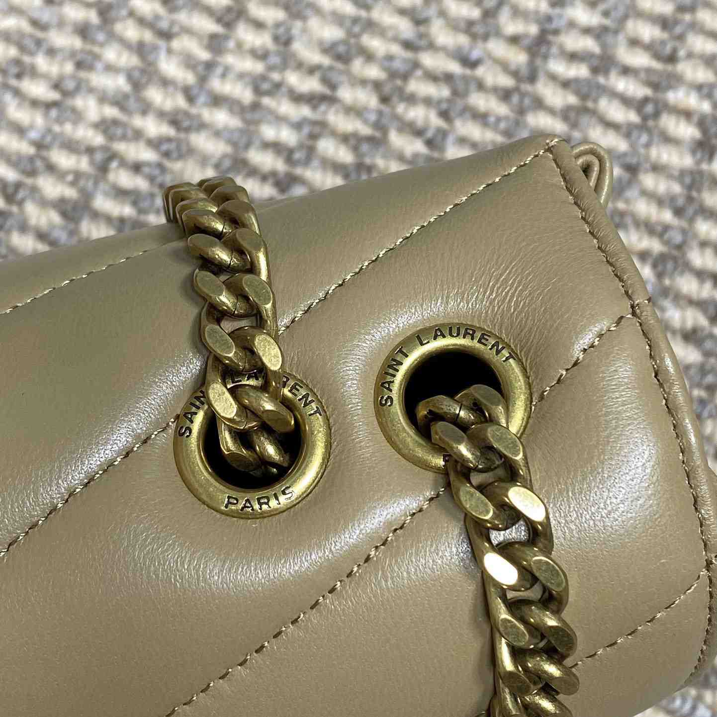 Saint Laurent Loulou Small In Matelasse Lambskin - FashionPlug