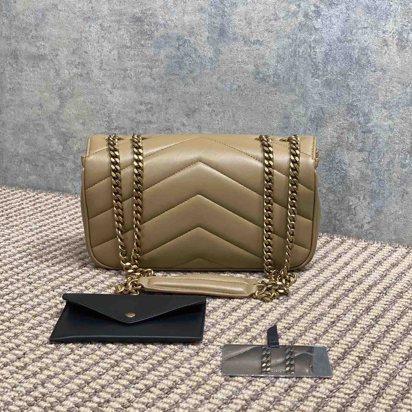 Saint Laurent Loulou Small In Matelasse Lambskin - FashionPlug