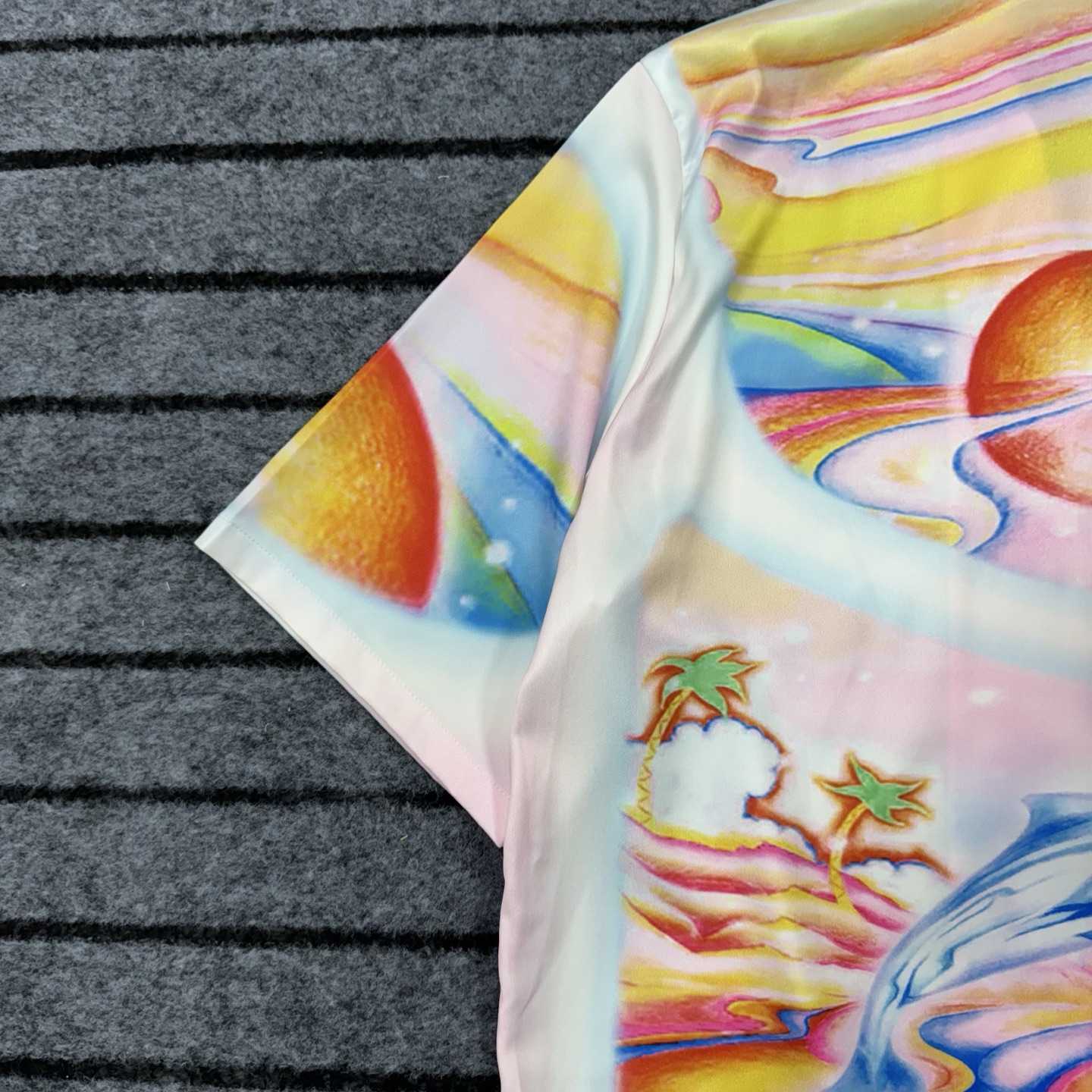 Casablanca Psychedelic Nirvana Swim Shirt - FashionPlug