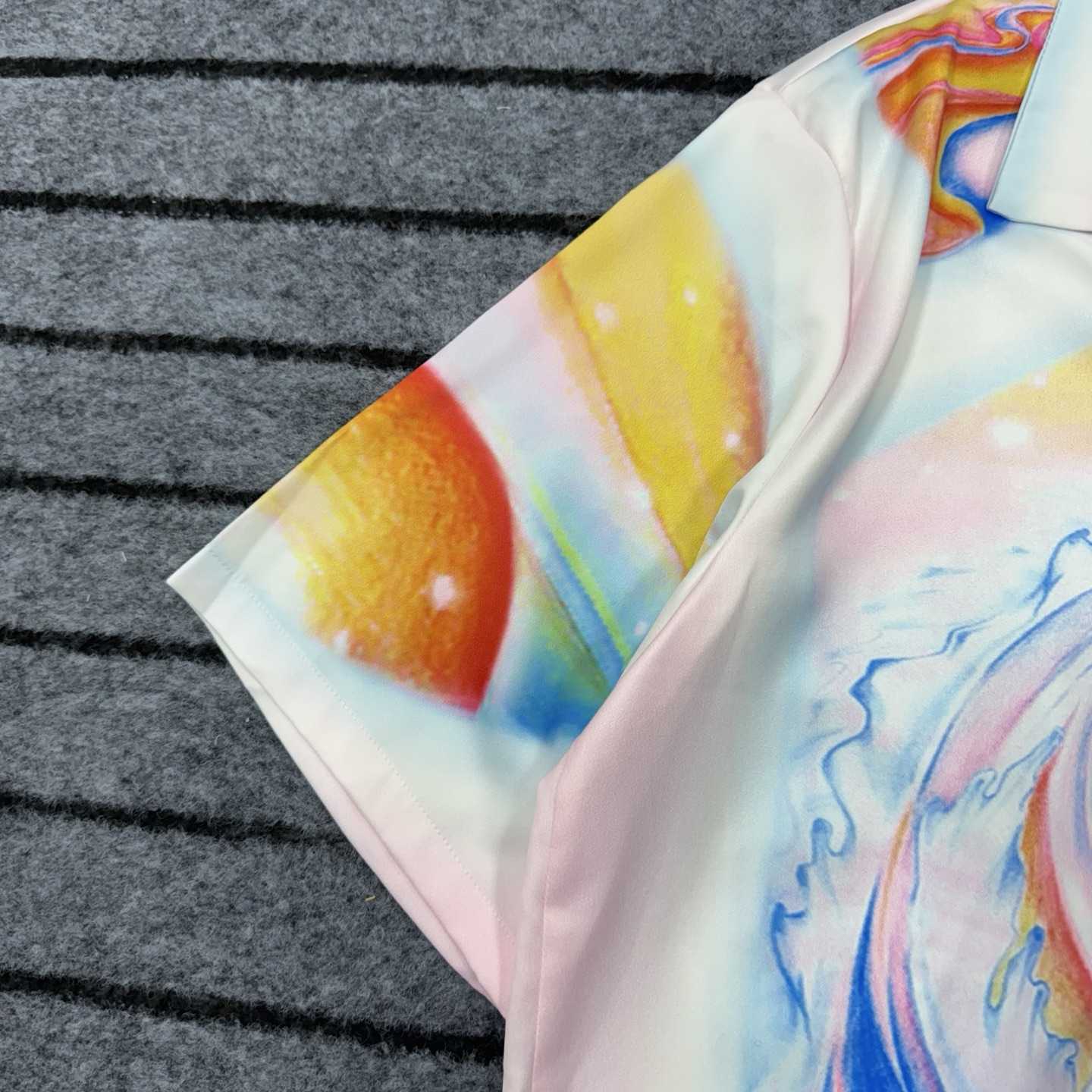 Casablanca Psychedelic Nirvana Swim Shirt - FashionPlug