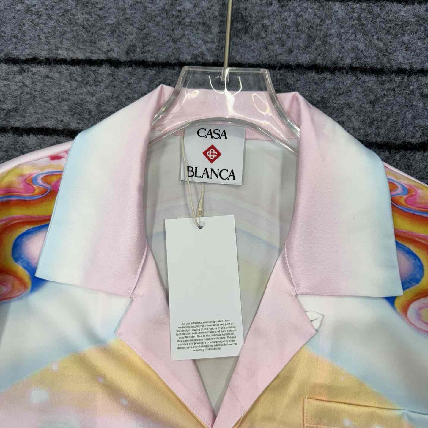 Casablanca Psychedelic Nirvana Swim Shirt - FashionPlug