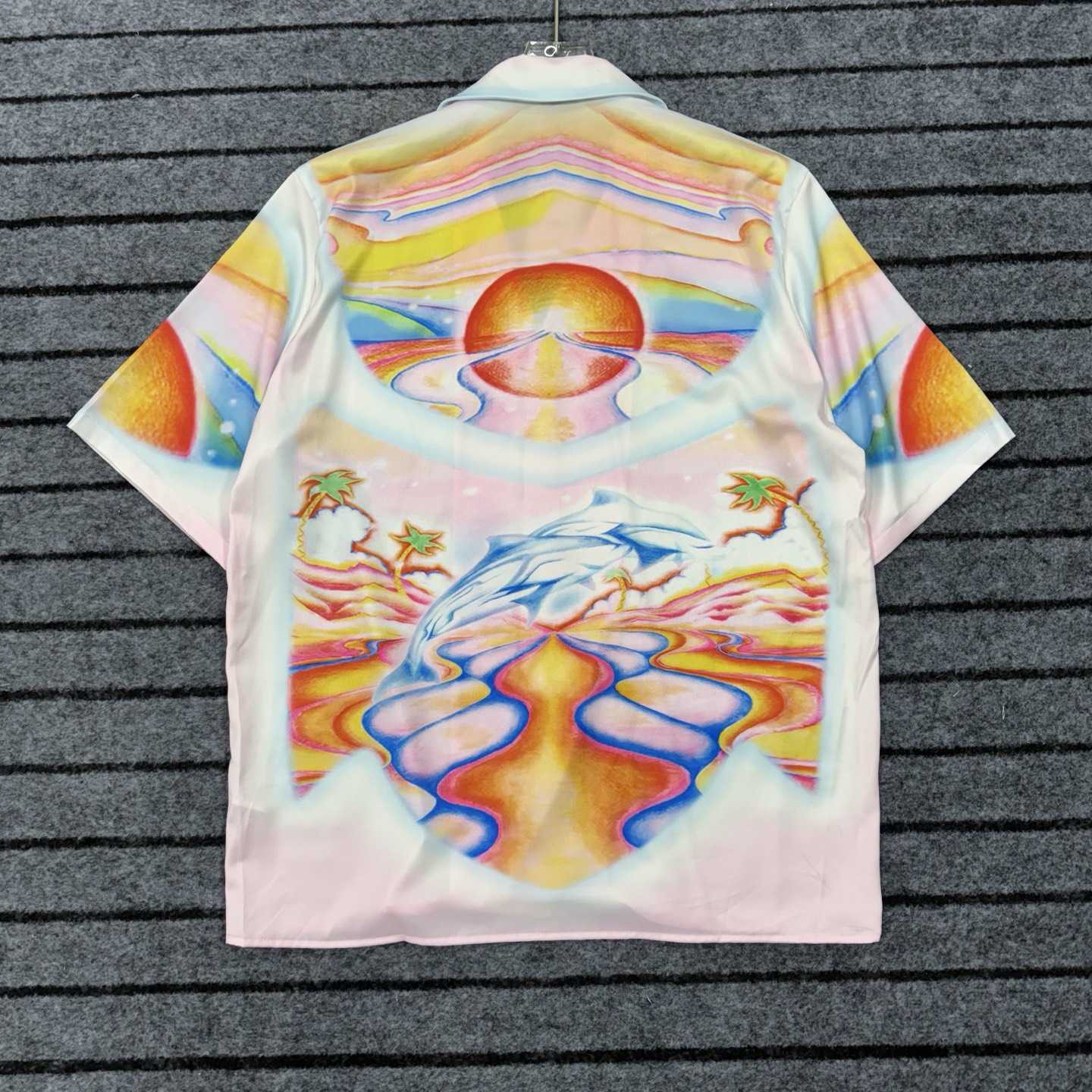 Casablanca Psychedelic Nirvana Swim Shirt - FashionPlug