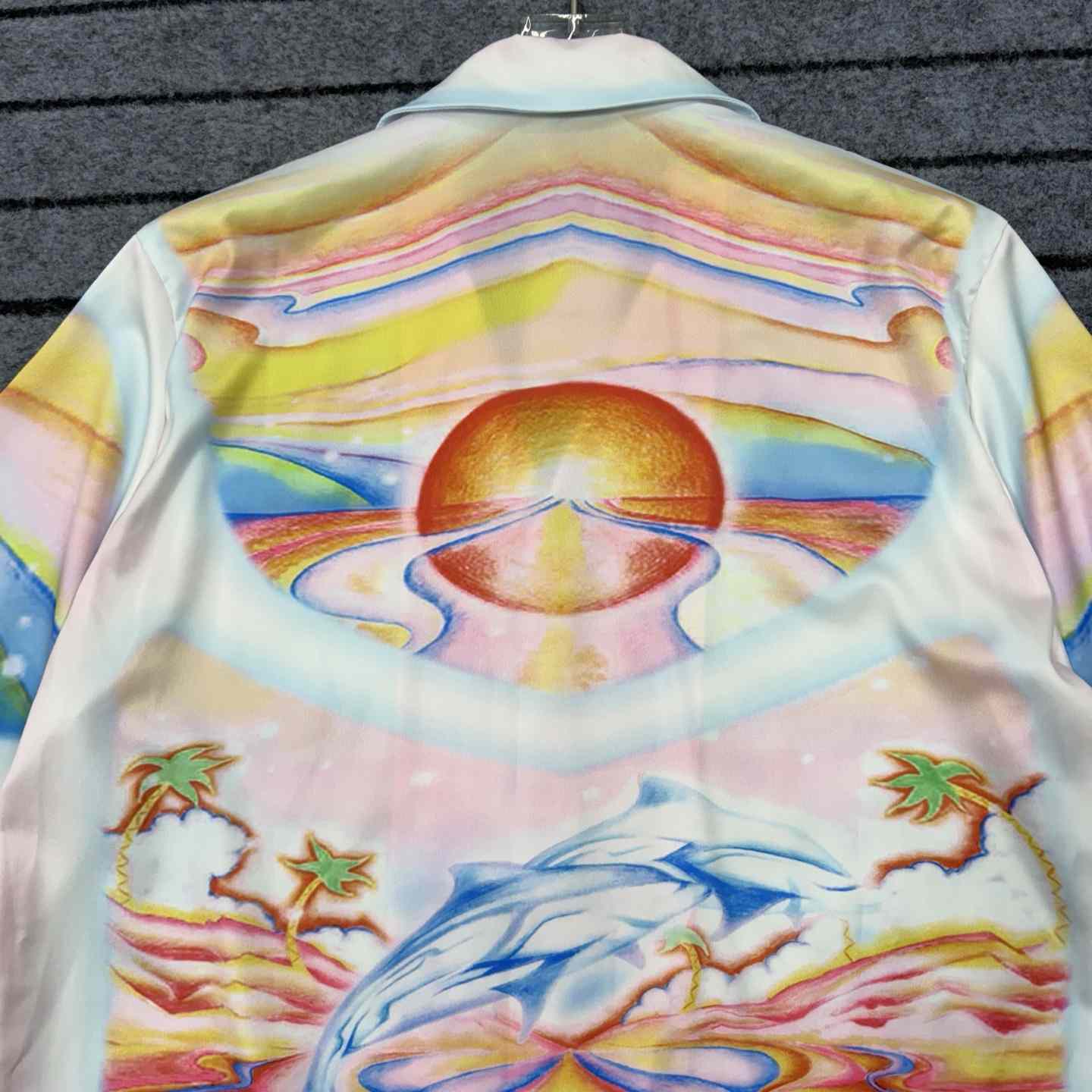 Casablanca Psychedelic Nirvana Swim Shirt - FashionPlug