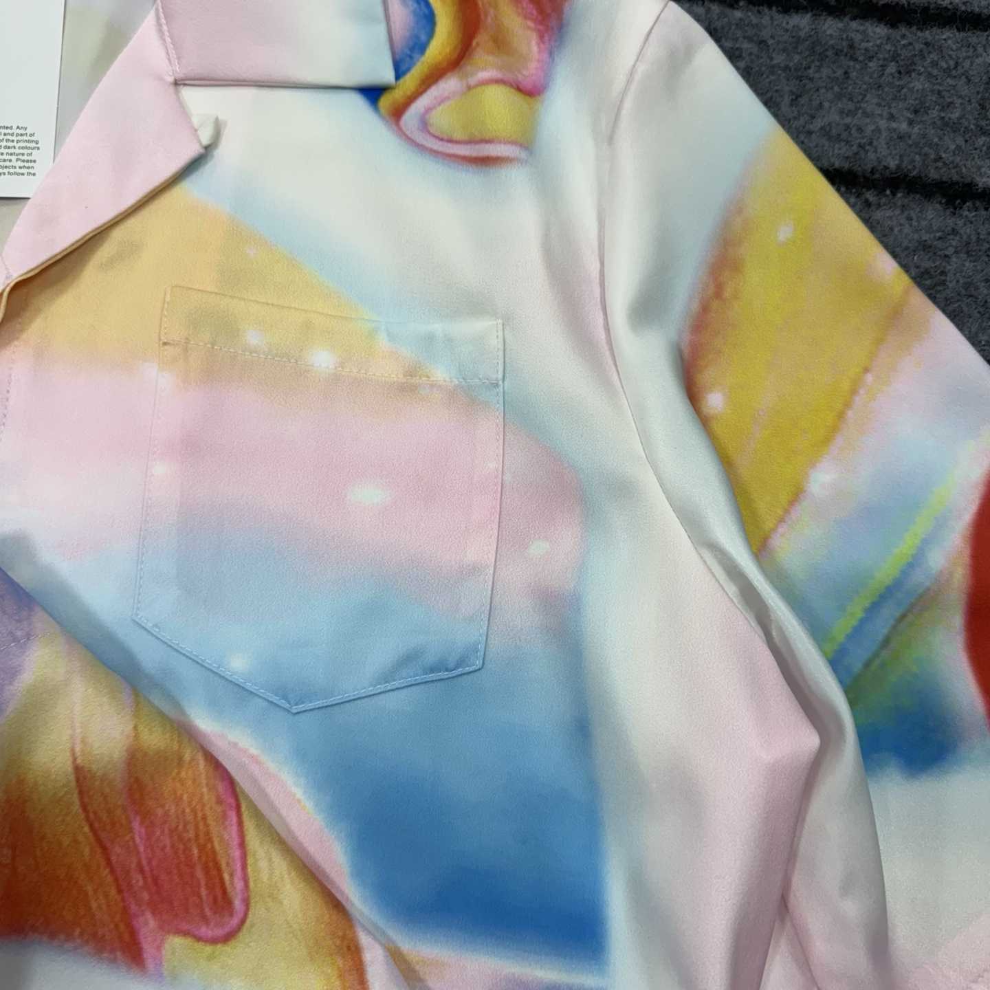 Casablanca Psychedelic Nirvana Swim Shirt - FashionPlug
