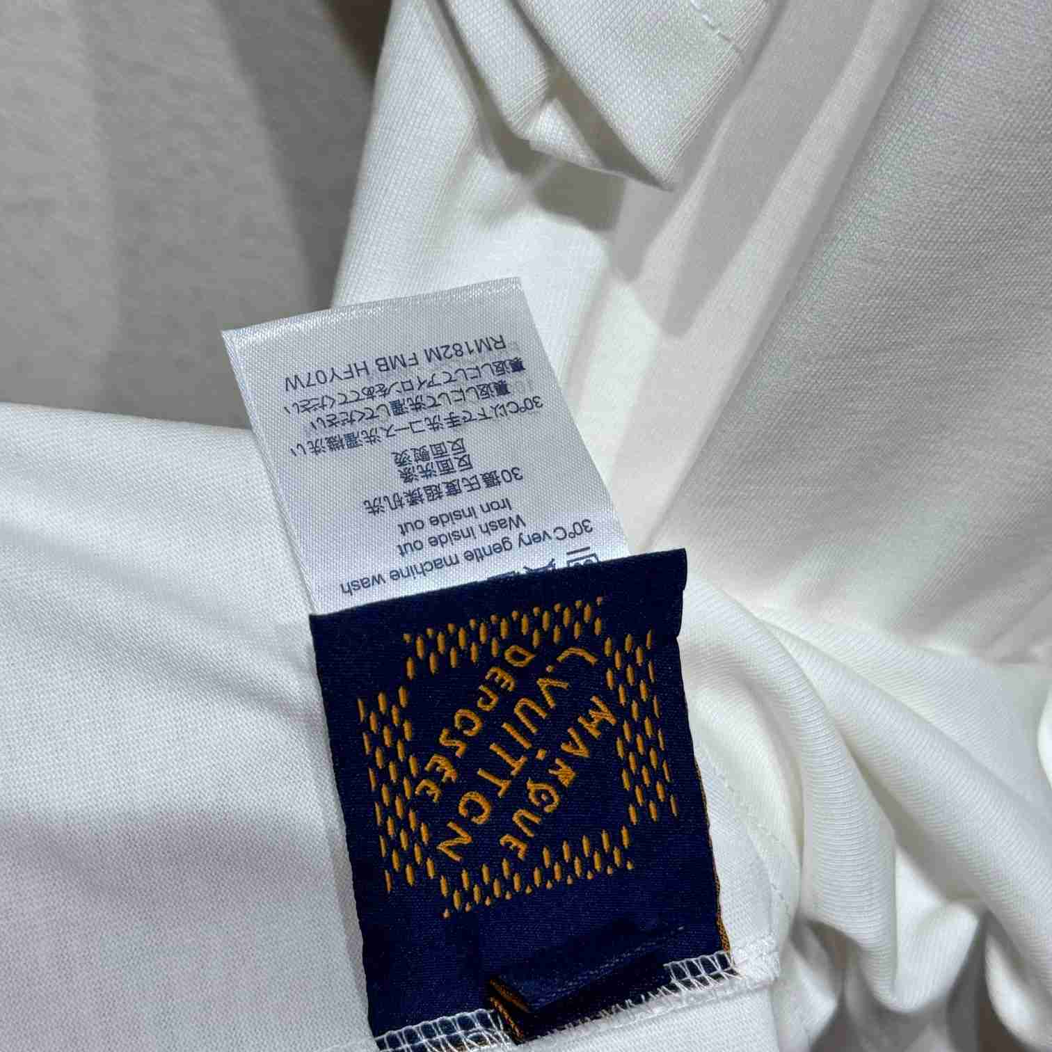 Louis Vuitton Short-Sleeved Cotton Crewneck    - FashionPlug