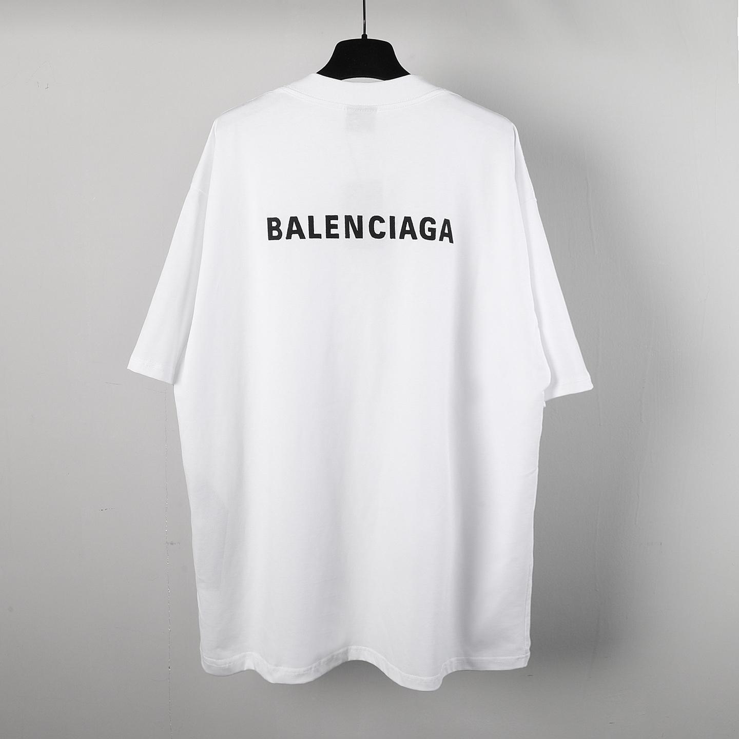 Balenciaga Logo-embroidered T-shirt - FashionPlug