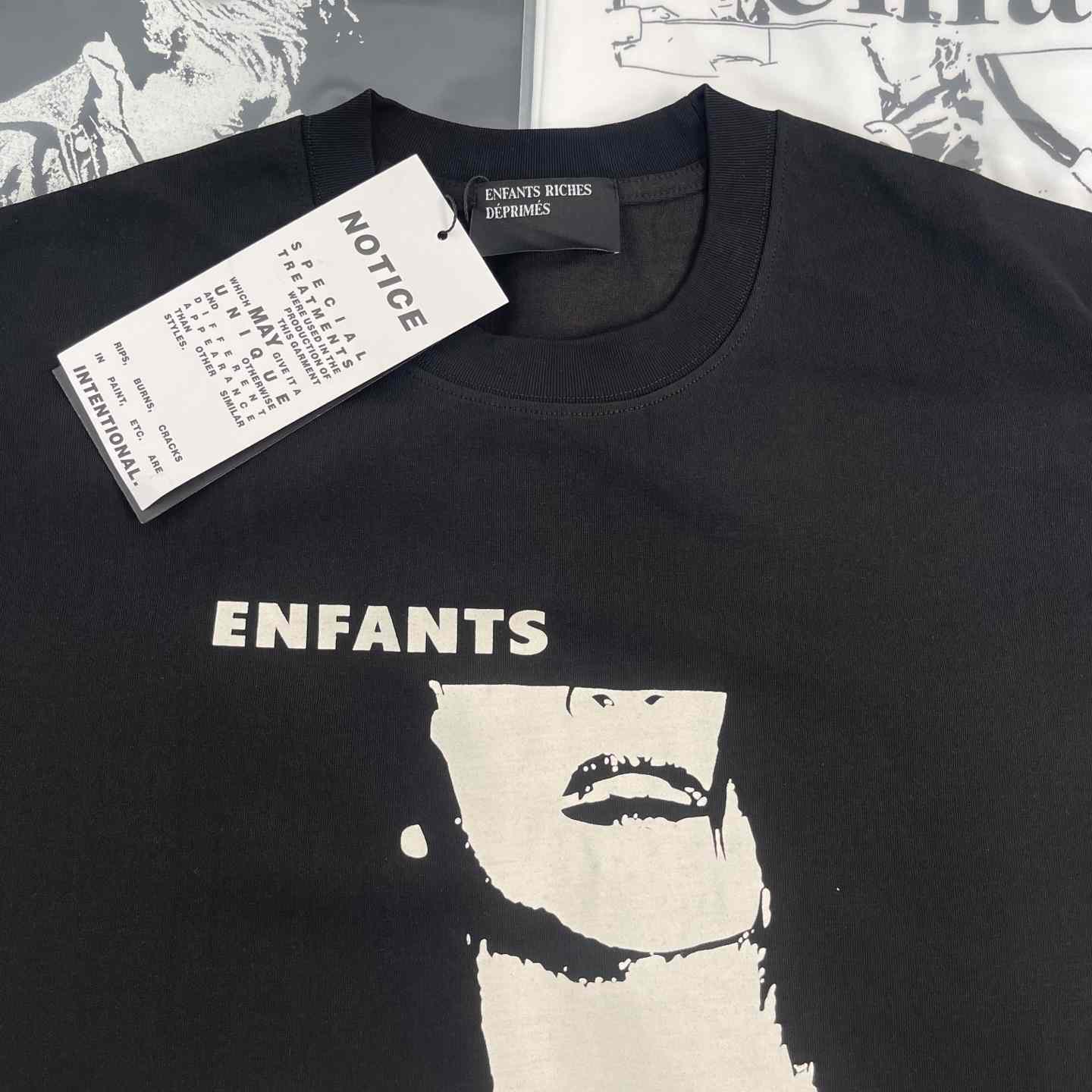 Enfants Riches Déprimés The Lydia T-Shirt 'Faded Black/White' - FashionPlug