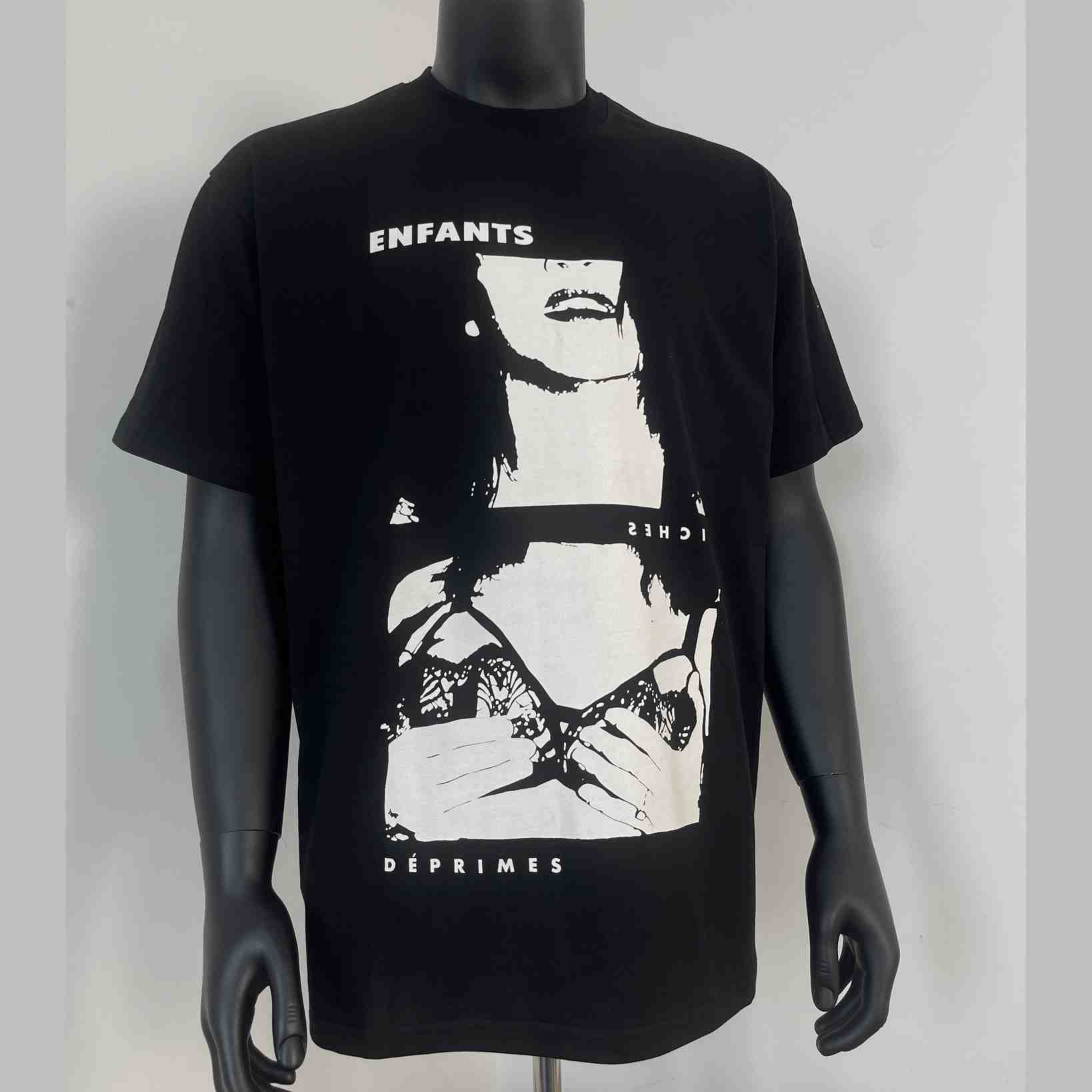 Enfants Riches Déprimés The Lydia T-Shirt 'Faded Black/White' - FashionPlug