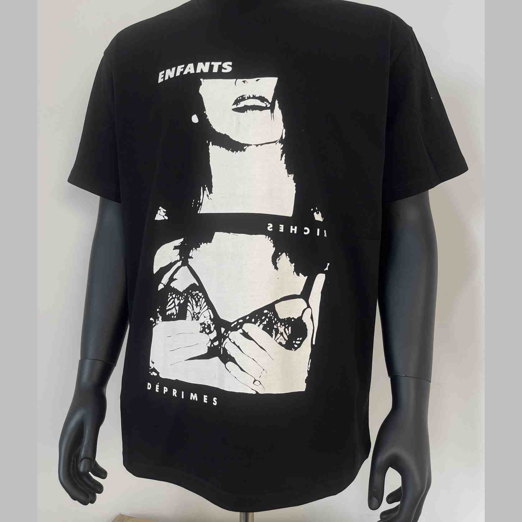 Enfants Riches Déprimés The Lydia T-Shirt 'Faded Black/White' - FashionPlug