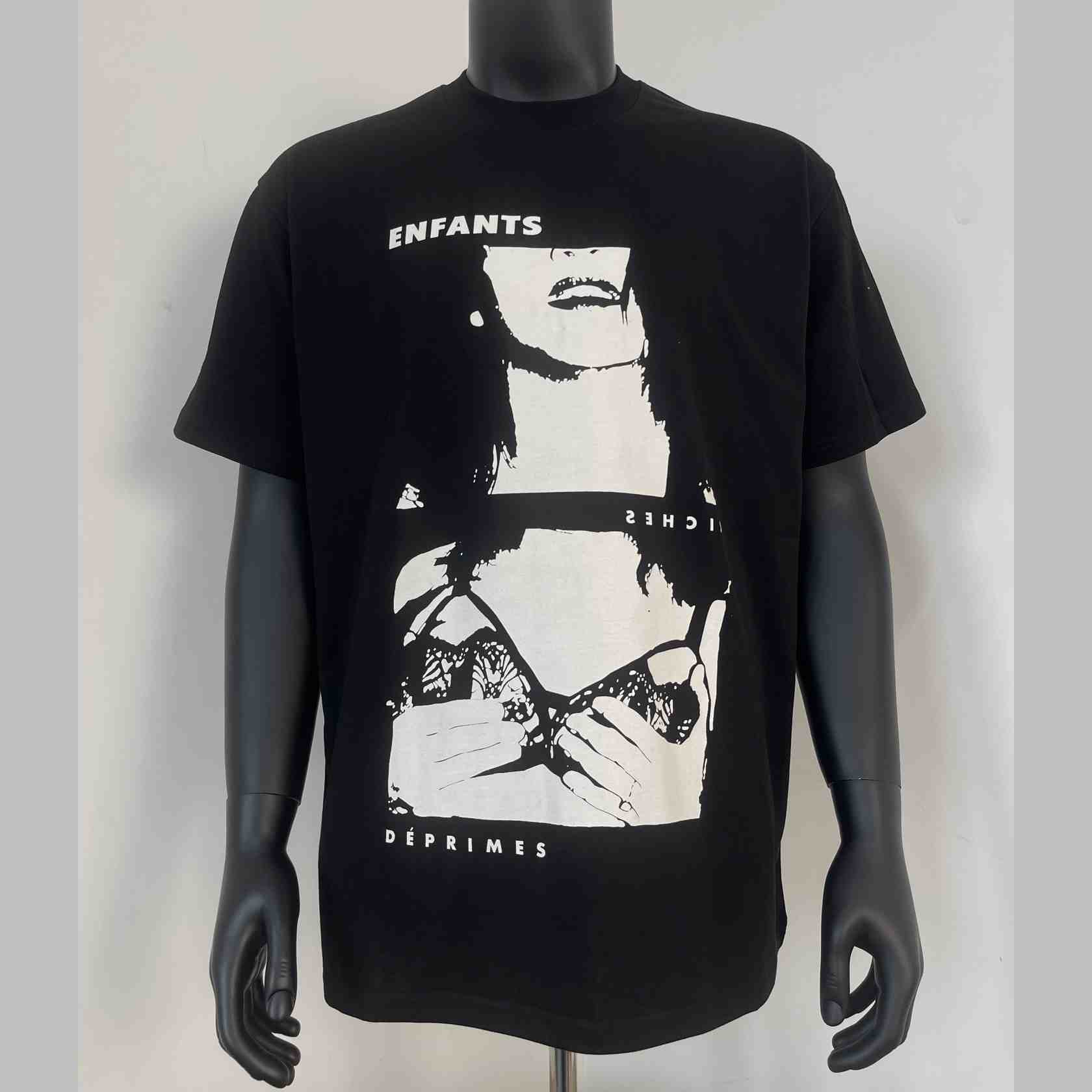 Enfants Riches Déprimés The Lydia T-Shirt 'Faded Black/White' - FashionPlug