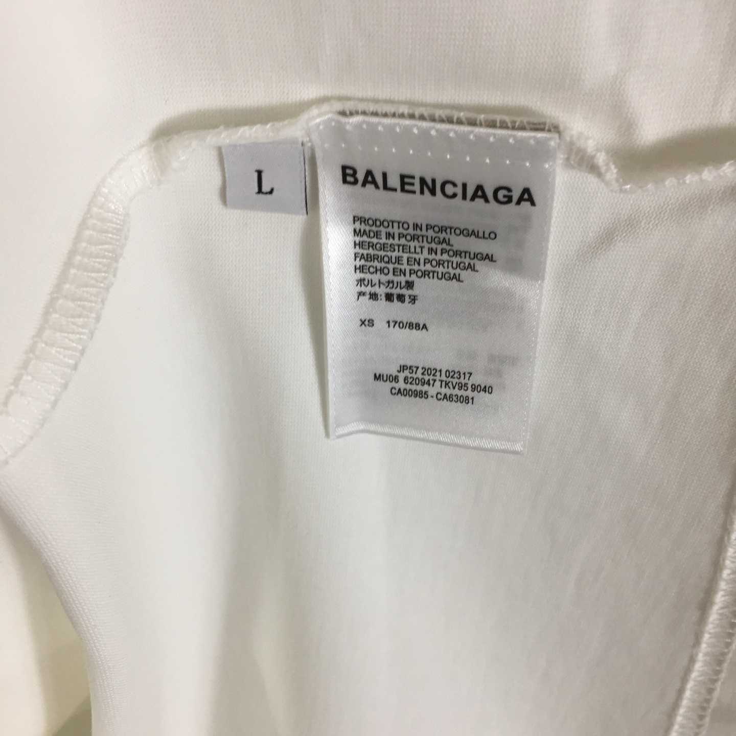 Balenciaga Cotton T-Shirt Medium Fit - FashionPlug