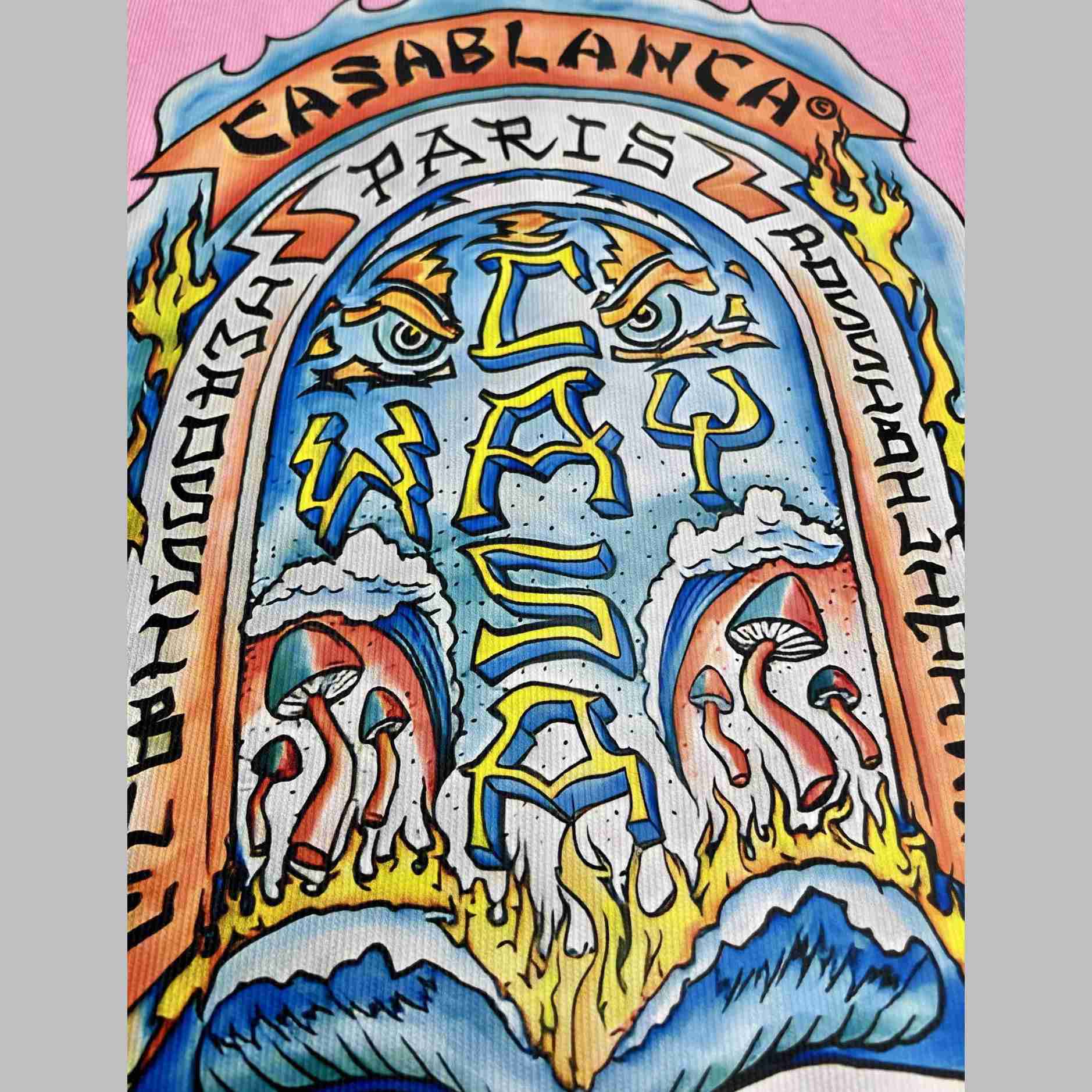 Casablanca Casa Way Skate Printed T-shirt   C982 - FashionPlug