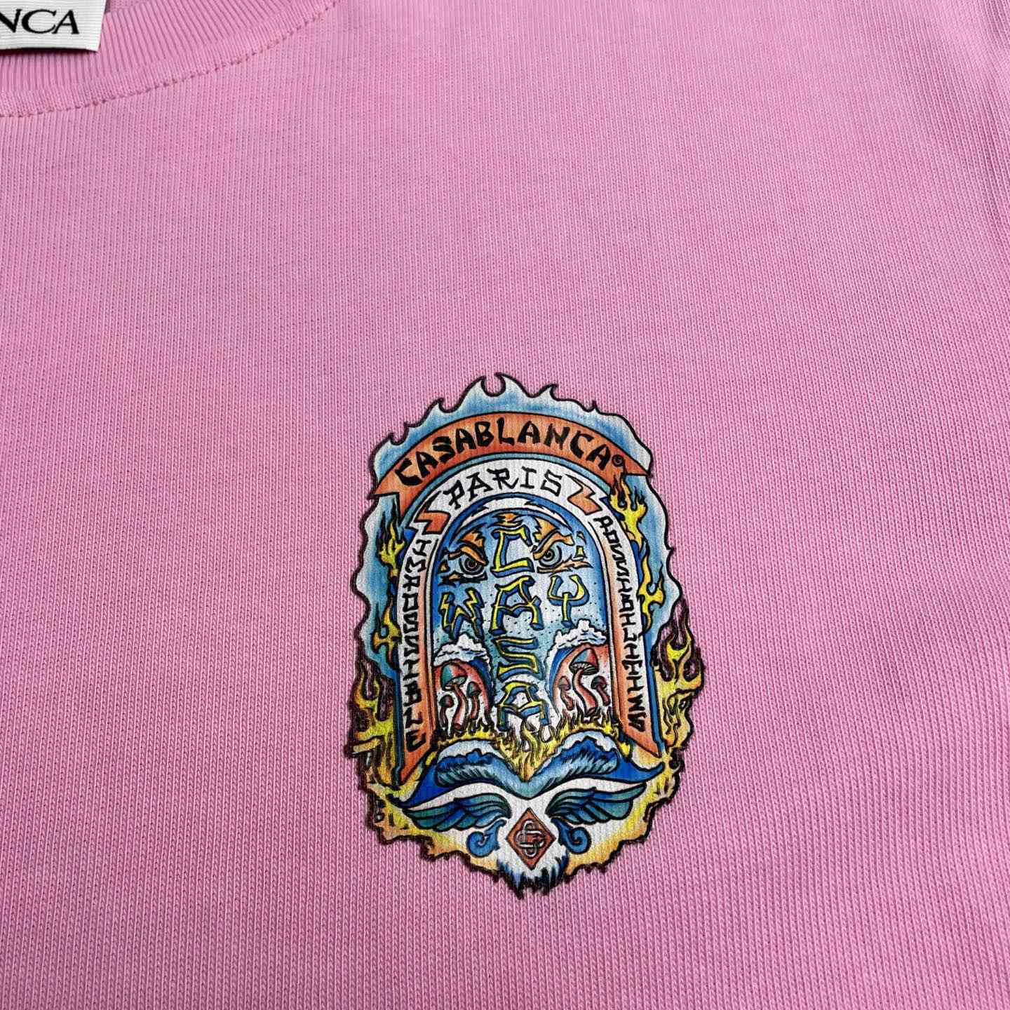 Casablanca Casa Way Skate Printed T-shirt   C982 - FashionPlug