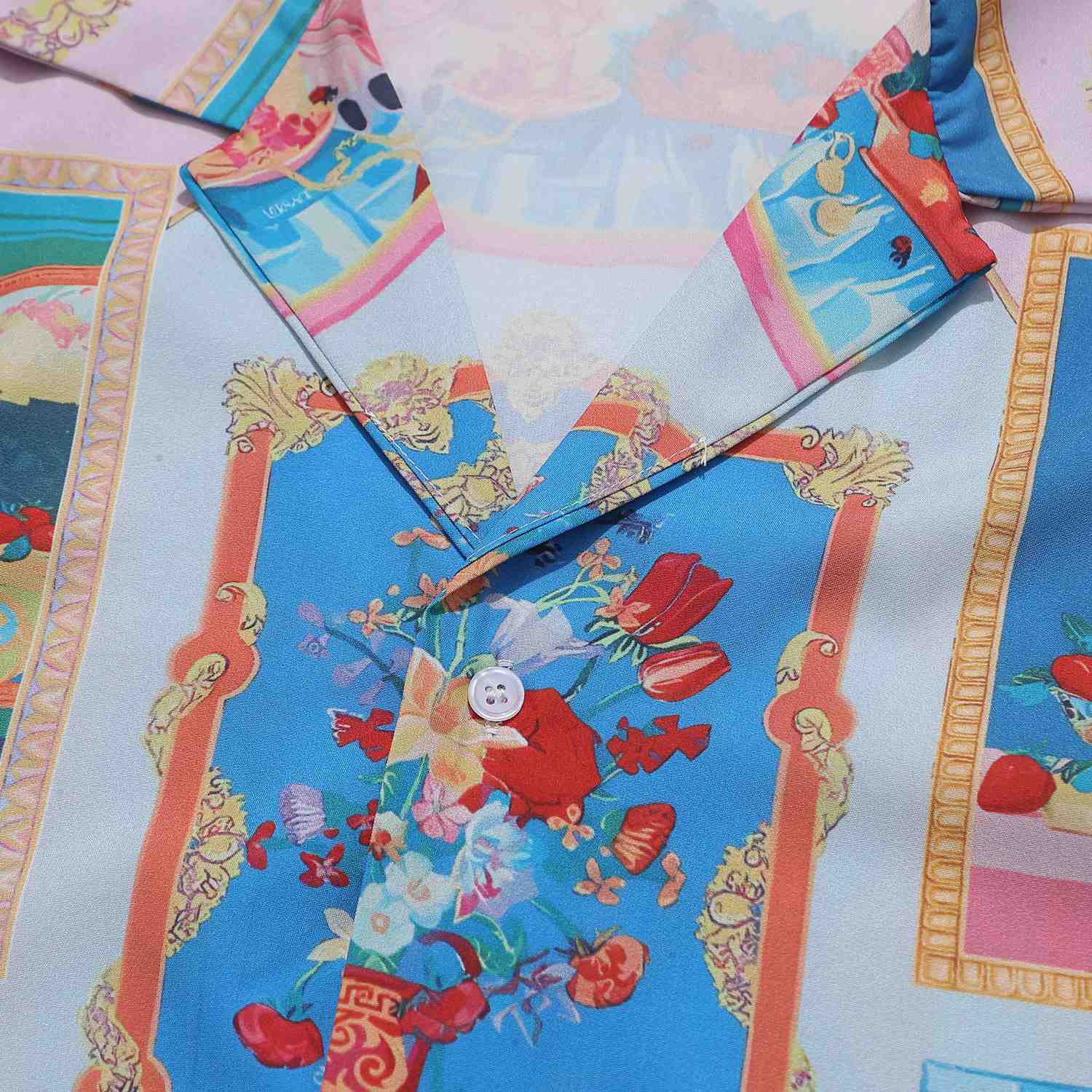 Versace Silk Shirt And Short - FashionPlug