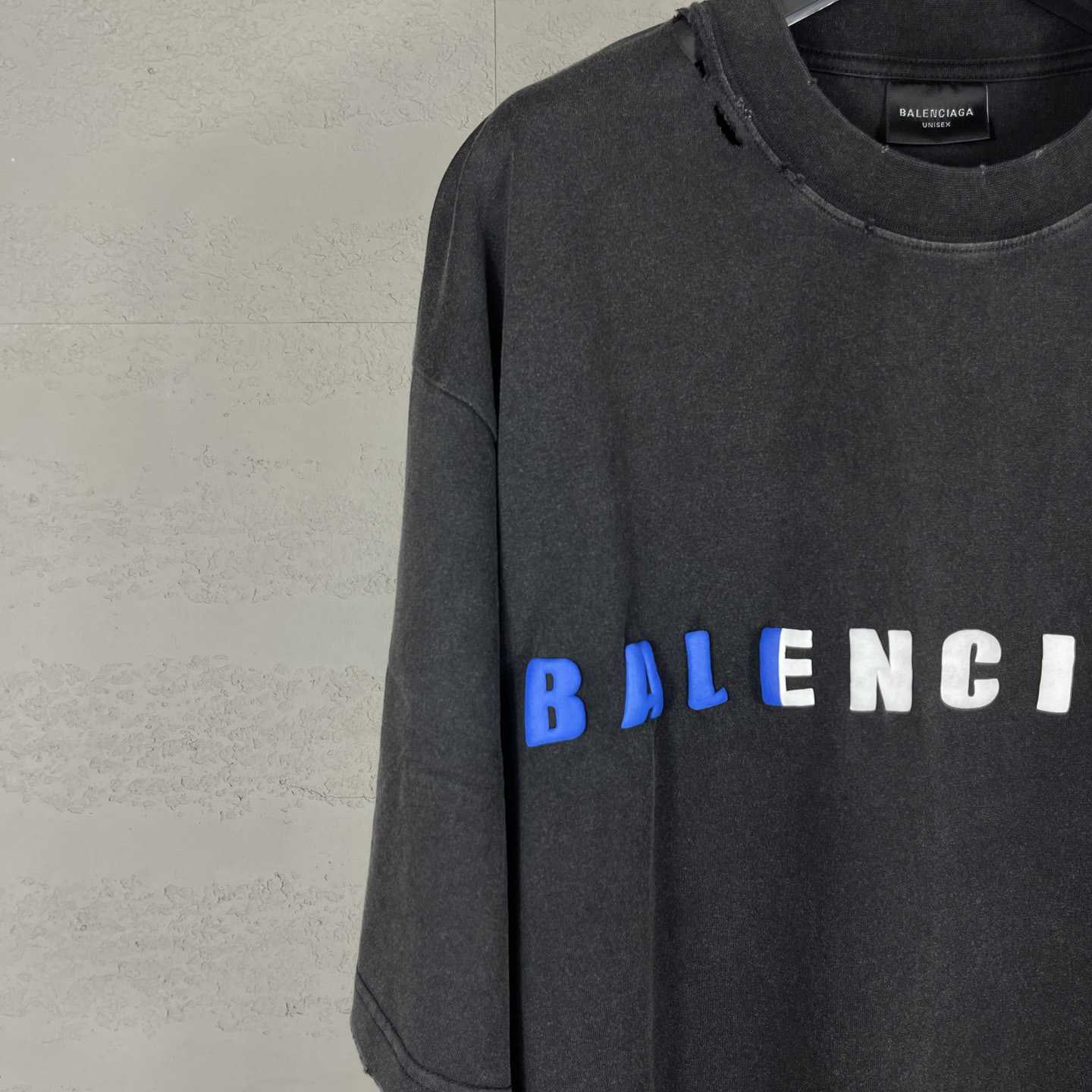 Balenciaga International Short Sleeve Cropped T-Shirt - FashionPlug