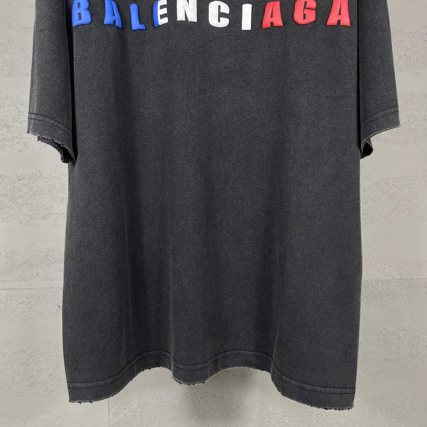 Balenciaga International Short Sleeve Cropped T-Shirt - FashionPlug
